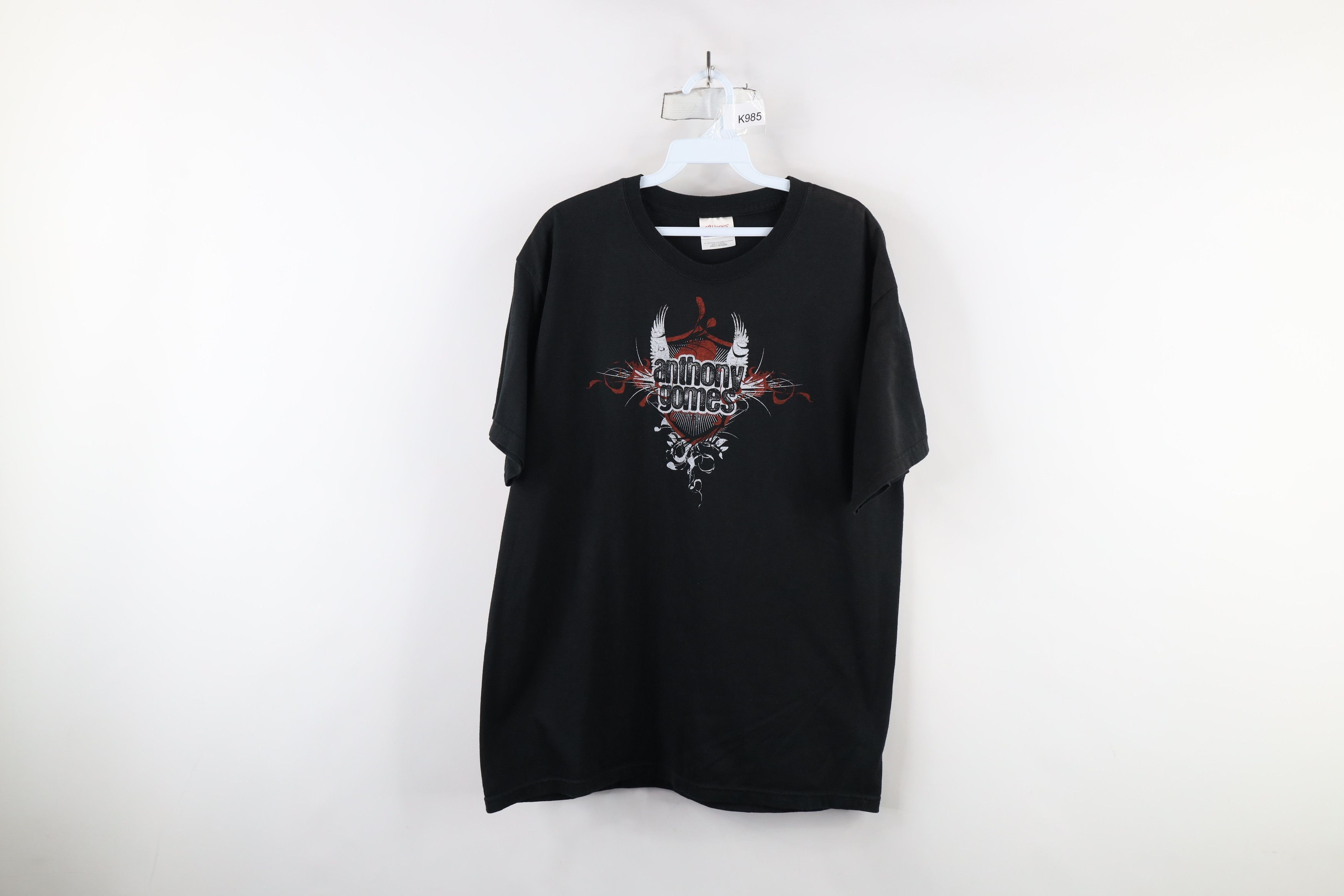 Vintage Vintage 90s Y2K Spell Anthony Gomes Rock Music Band T-Shirt Size US L / EU 52-54 / 3 - 1 Thumbnail
