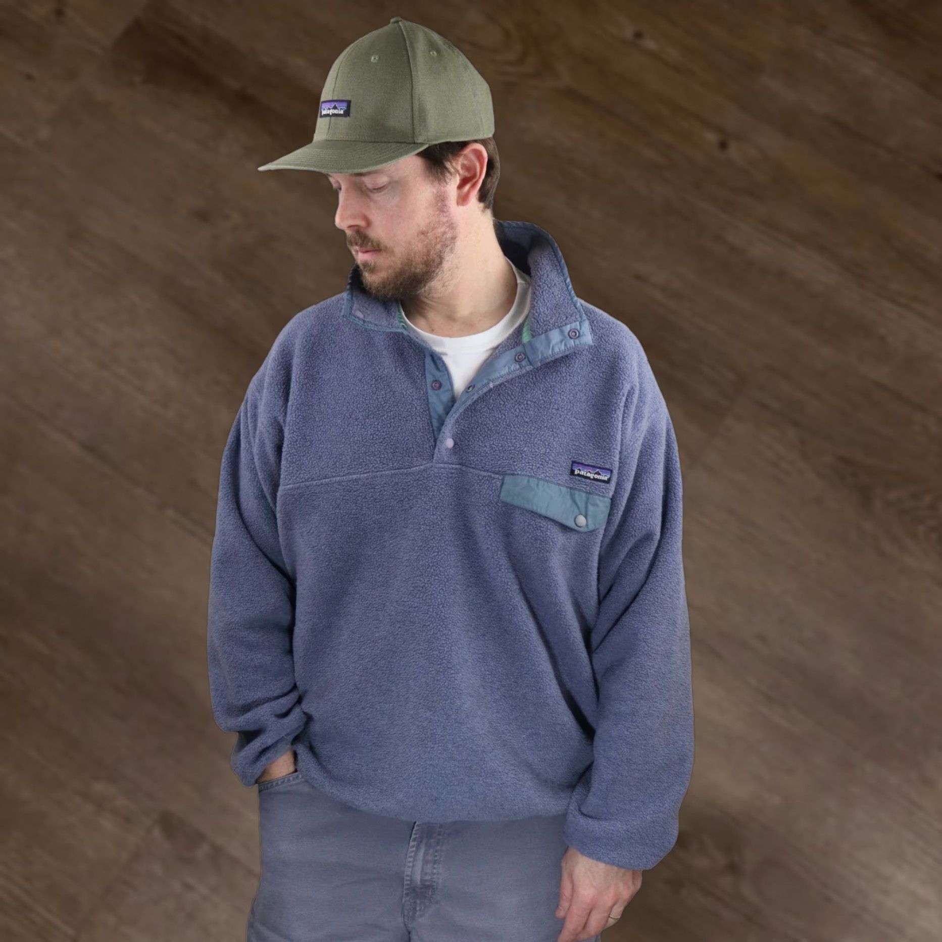 Patagonia × Vintage Patagonia Synchilla Vintage 90s Acid Neon Pink 