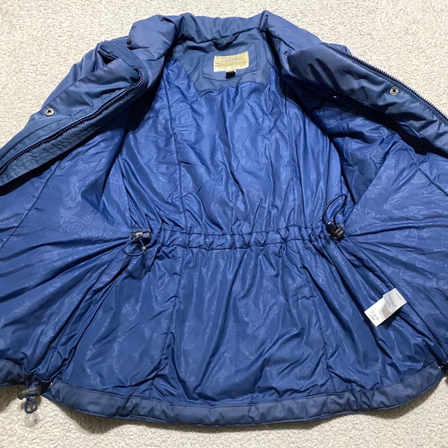 Vintage Cabela's Womens Jacket Blue Full Zip Insulated Outdoor Mid-Length Softshell N/A? Size M / US 6-8 / IT 42-44 - 7 Thumbnail