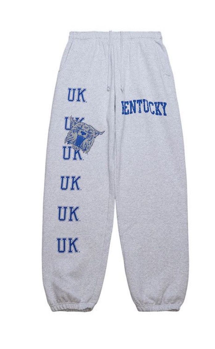 Travis Scott Kentucky Cactus Jack grey sweatpants (Mitchell & Ness) Size US 30 / EU 46 - 1 Thumbnail