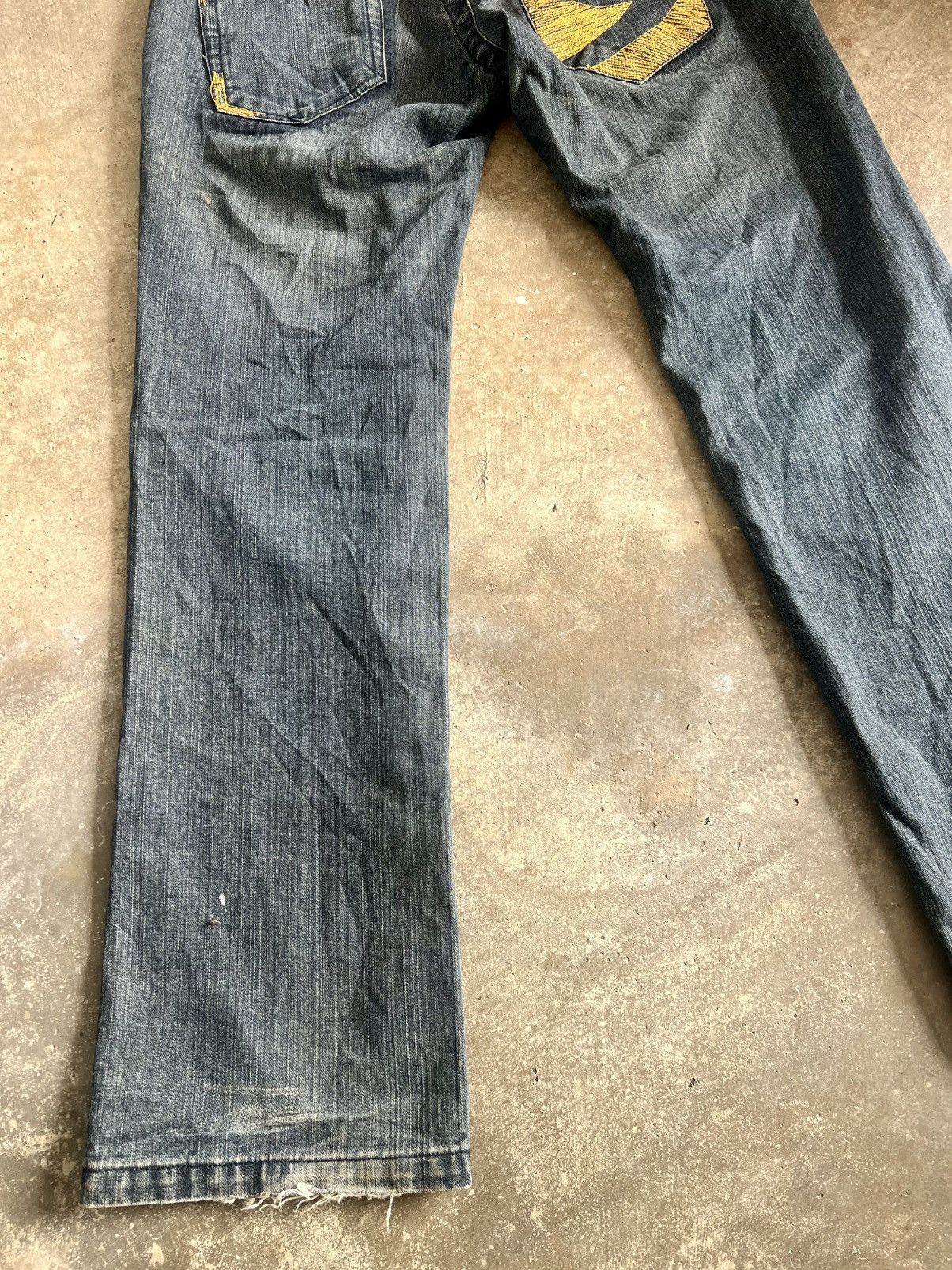291295=Homme Vintage 291295 Homme Dyed Washed Flare Jeans Size US 34 / EU 50 - 22 Thumbnail