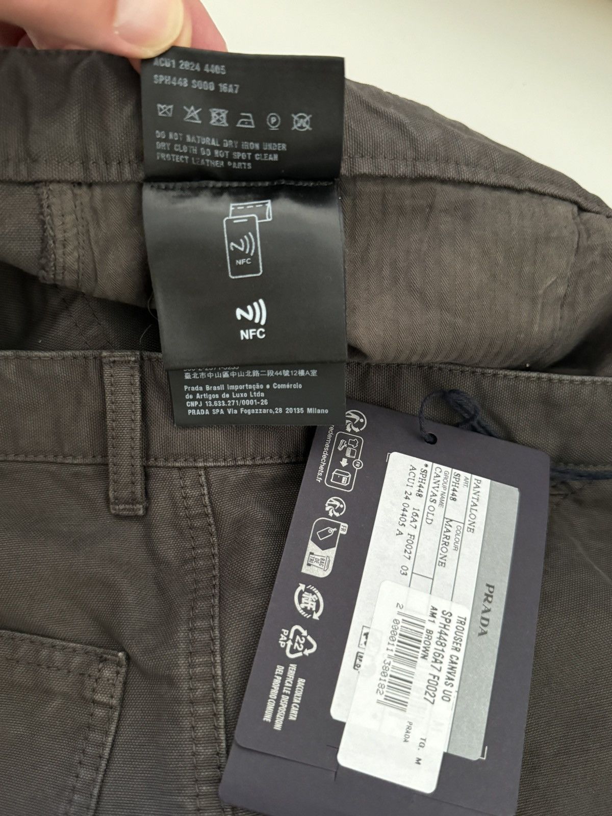 Prada Prada Vintage Canvas Pants Size US 32 / EU 48 - 10 Thumbnail