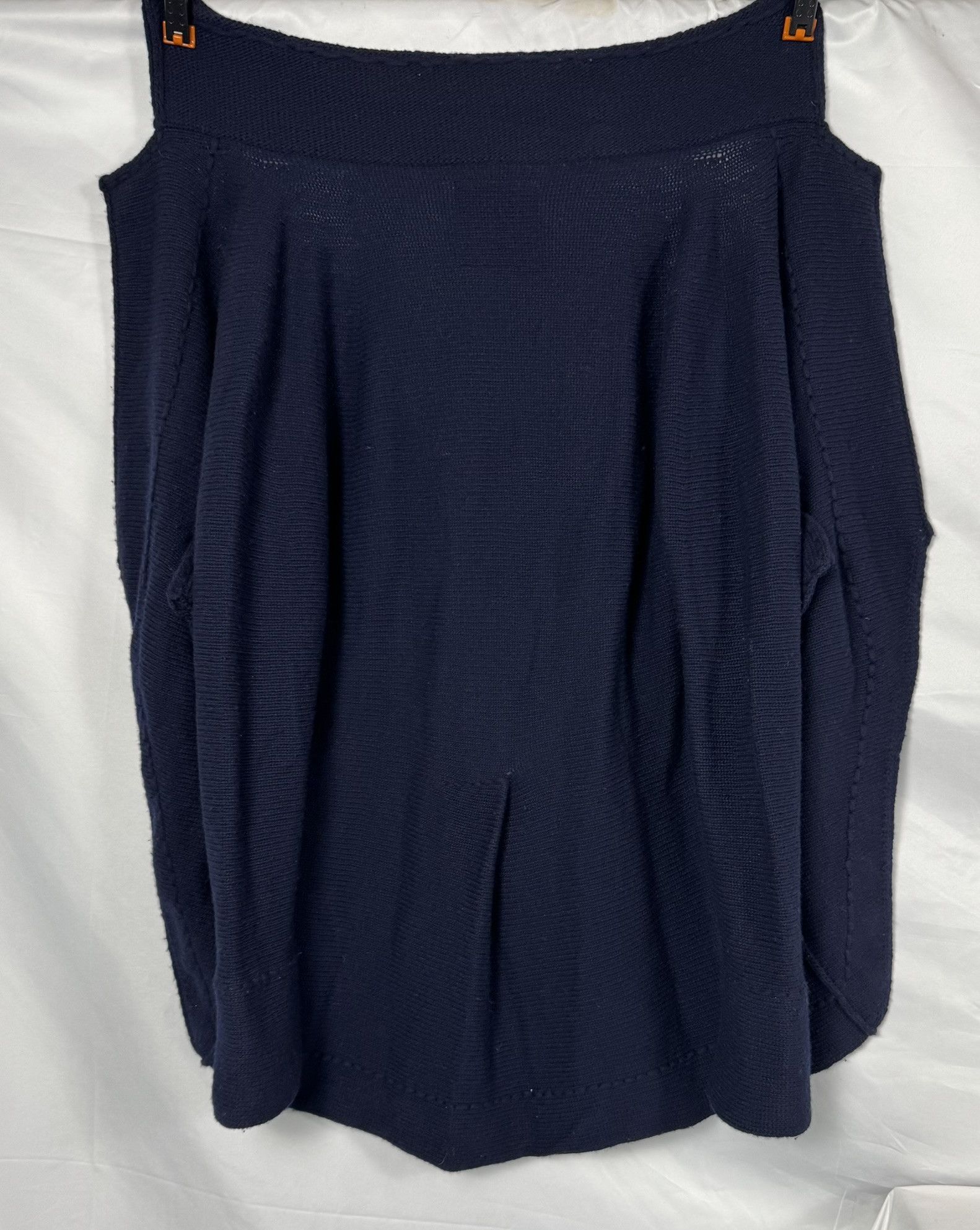 Y's Y's Yohji Yamamoto Navy Wool Knit Cutaway Jacket, Size 2 Size XS / US 0-2 / IT 36-38 - 6 Thumbnail