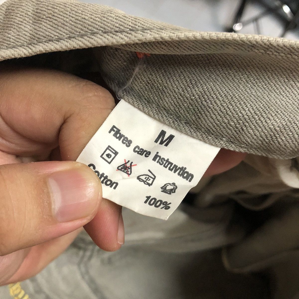 Japanese Brand DL Gennaro Jeans Grey Distressed Denim Pants #C102 Size US 27 - 22 Thumbnail