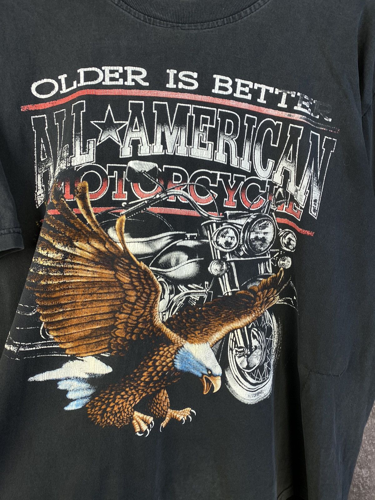 All Sport Black Vintage Motorcycle/Native American Graphic Tee Size US M / EU 48-50 / 2 - 3 Thumbnail