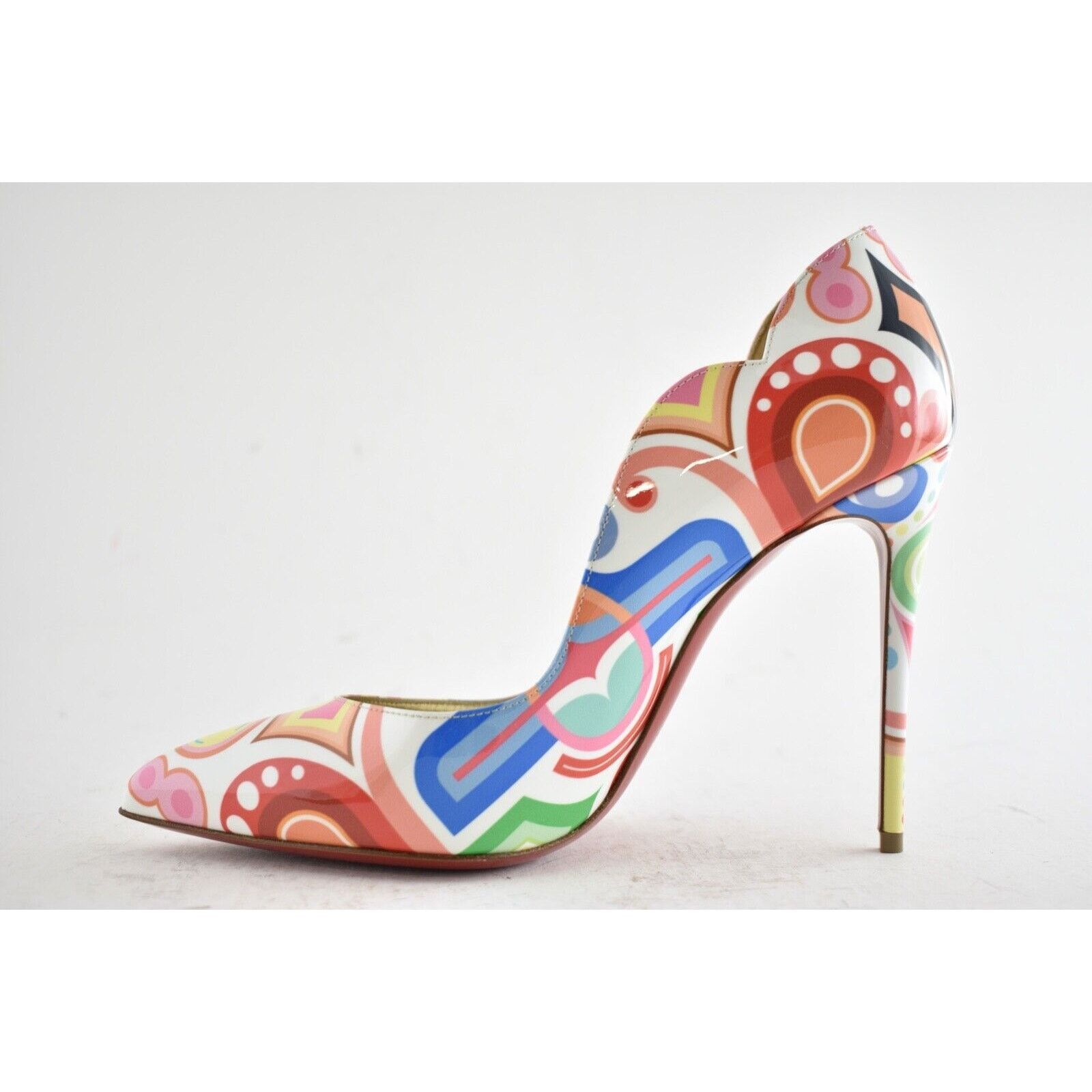 Christian Louboutin Christian Louboutin Hot Chick 100 Patent Tivoli Platine Size US 6 / IT 36 - 7 Thumbnail