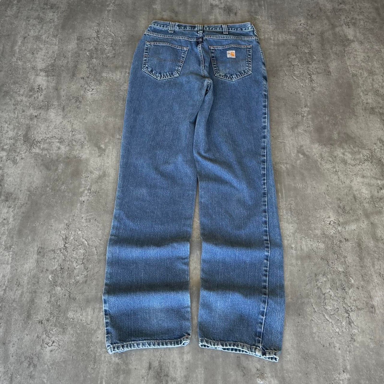 Carhartt × Carhartt Wip × Vintage Vintage Y2K Carhartt FR Carpenter Stacked Tech Denim Jeans Size US 32 / EU 48 - 1 Thumbnail