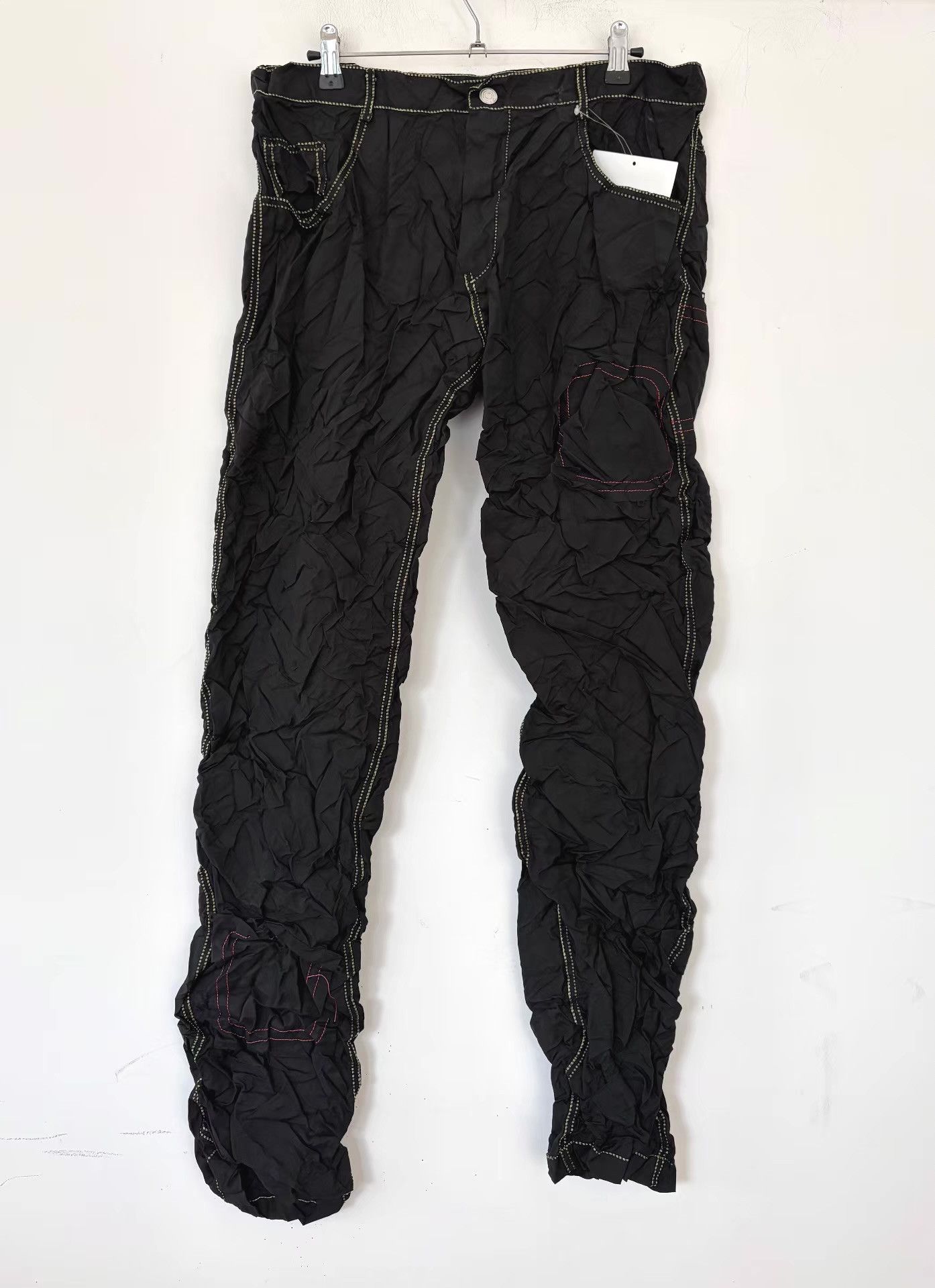 KANGHYUK Kanghyuk Men's Ruched Cargo Pants Ｑ21 Size US 36 / EU 52 - 1 Thumbnail