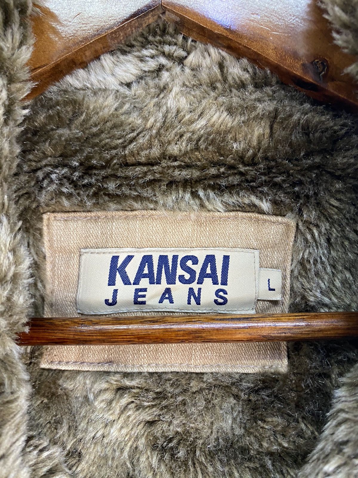 Kansai Yamamoto Kansai Jeans Fur Lining Jacket Size US L / EU 52-54 / 3 - 6 Thumbnail