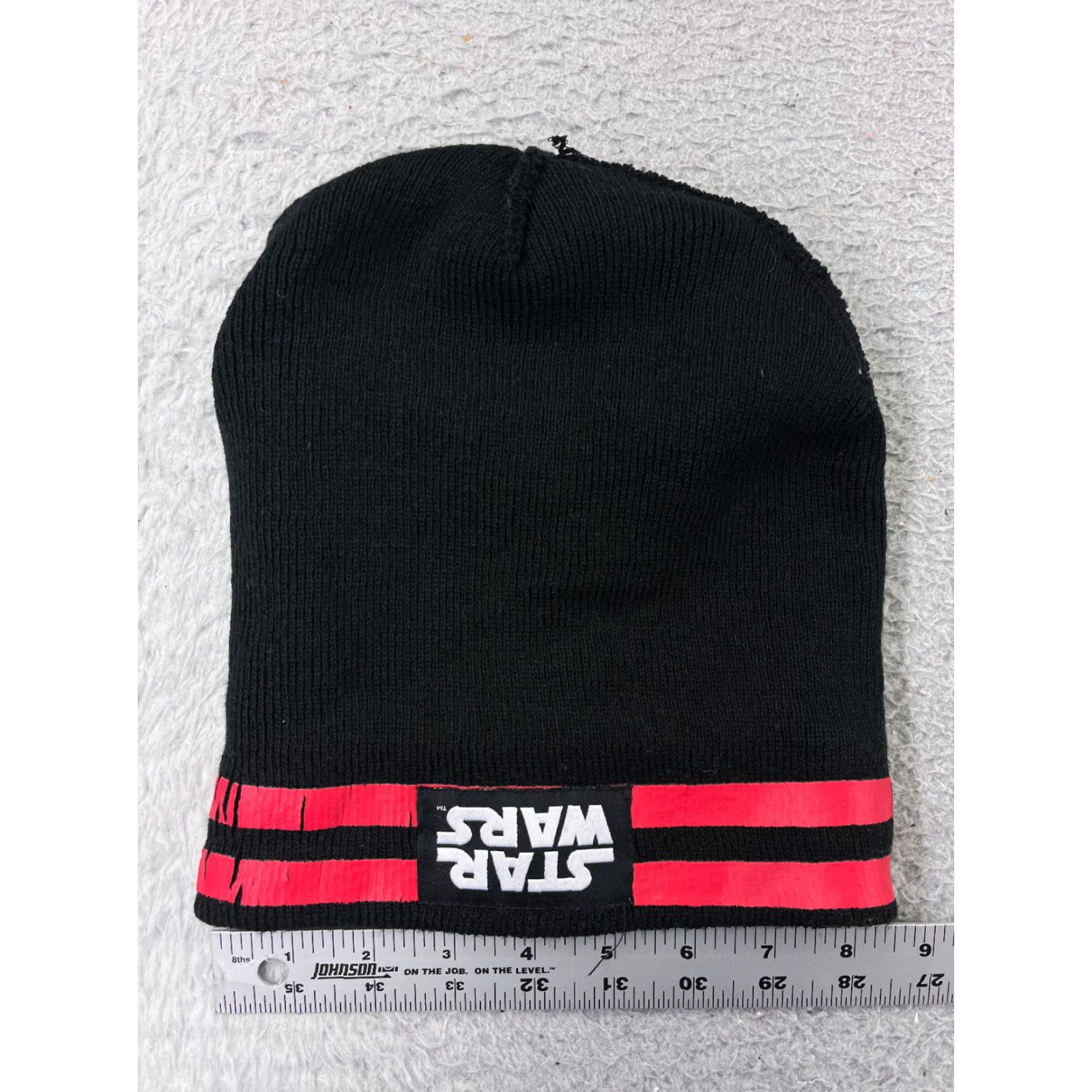 Star Wars Star Wars Beanie Adult One Size Black Pink Stripe Knit 100% Arylic Size ONE SIZE - 4 Thumbnail