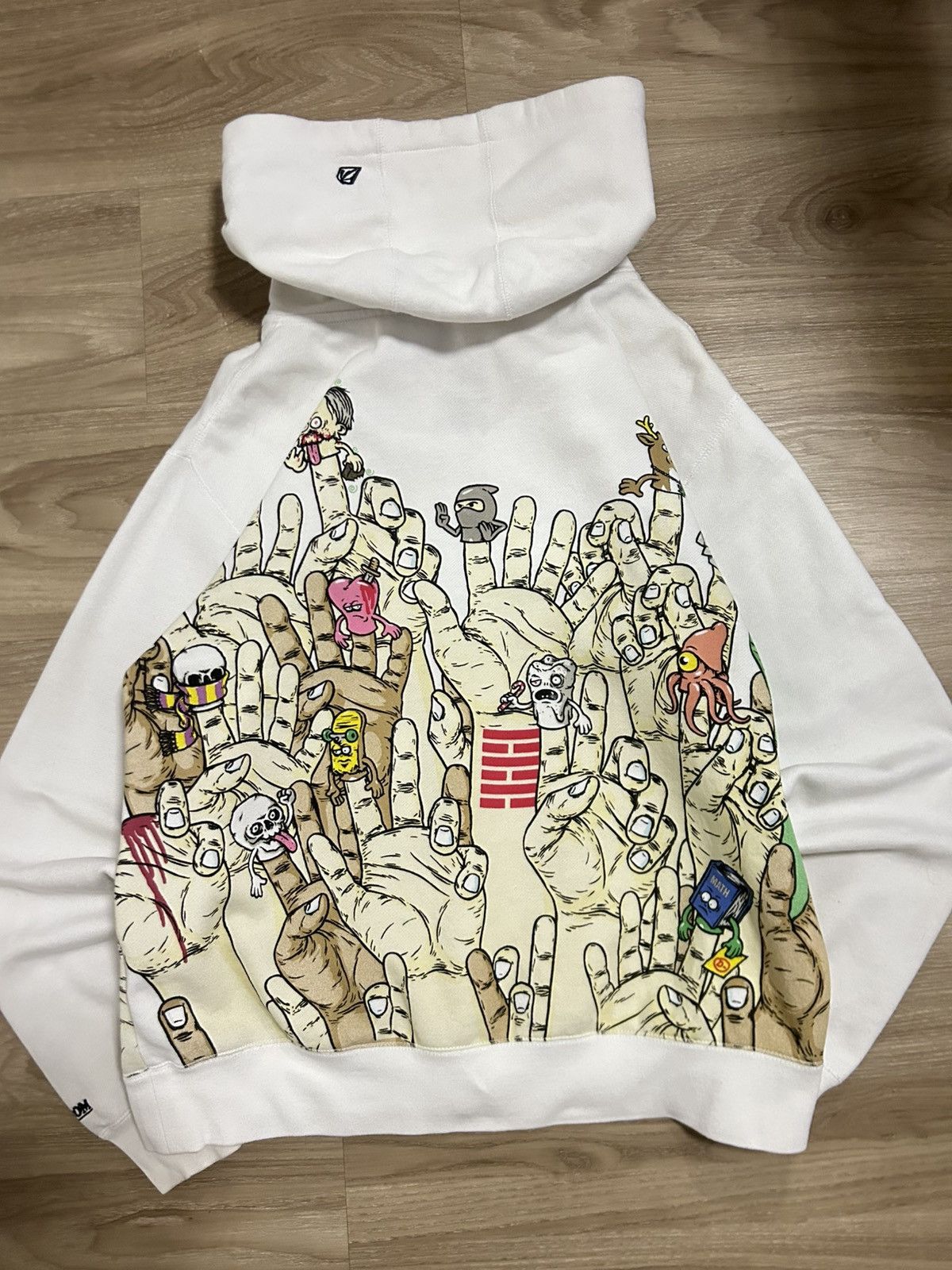 Beauty Beast 🔥RARE Volcom x Todd Bratrud "Artist Series" Zip Hoodie Size US S / EU 44-46 / 1 - 7 Thumbnail