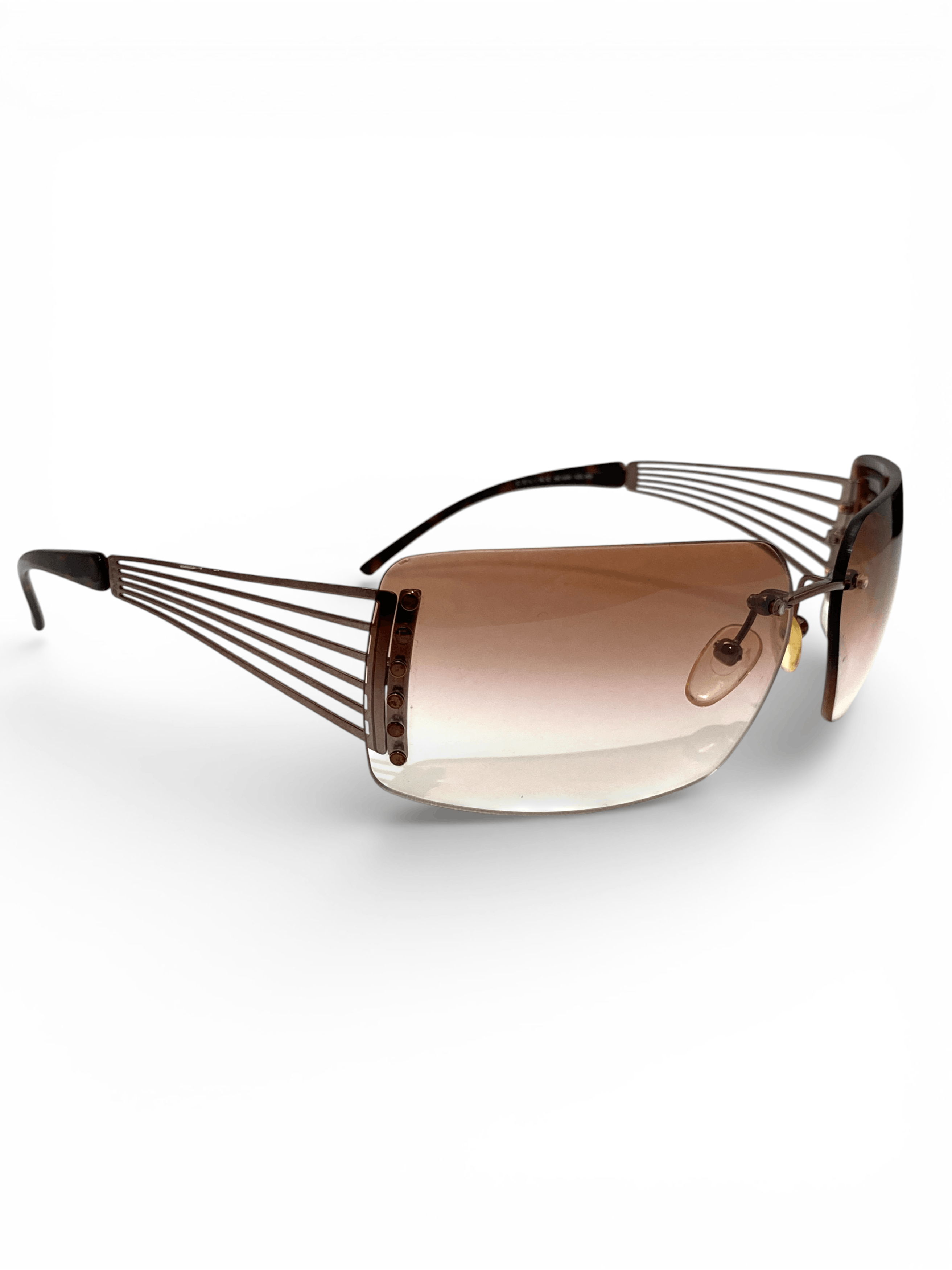 Celine Celine Paris Triomphe Racer Rimless Sunglasses Y2K Vintage Size ONE SIZE - 3 Thumbnail