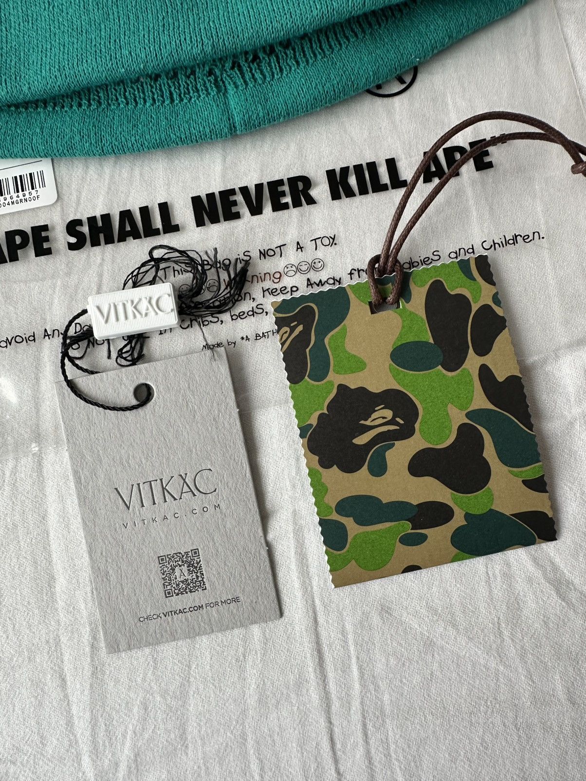 Bape Bape Star Green Beanie Size ONE SIZE - 2 Thumbnail