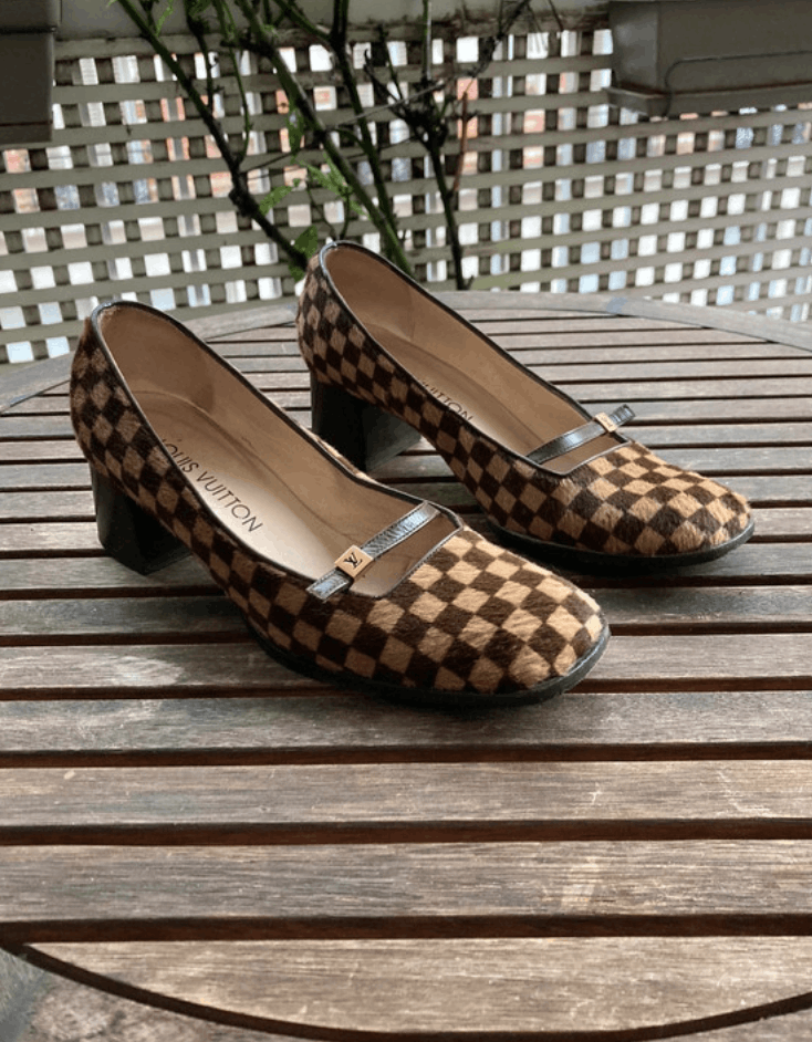 Louis Vuitton × Vintage Louis Vuitton shoes heels boots mules vintage leather Size US 6 / IT 36 - 1 Thumbnail
