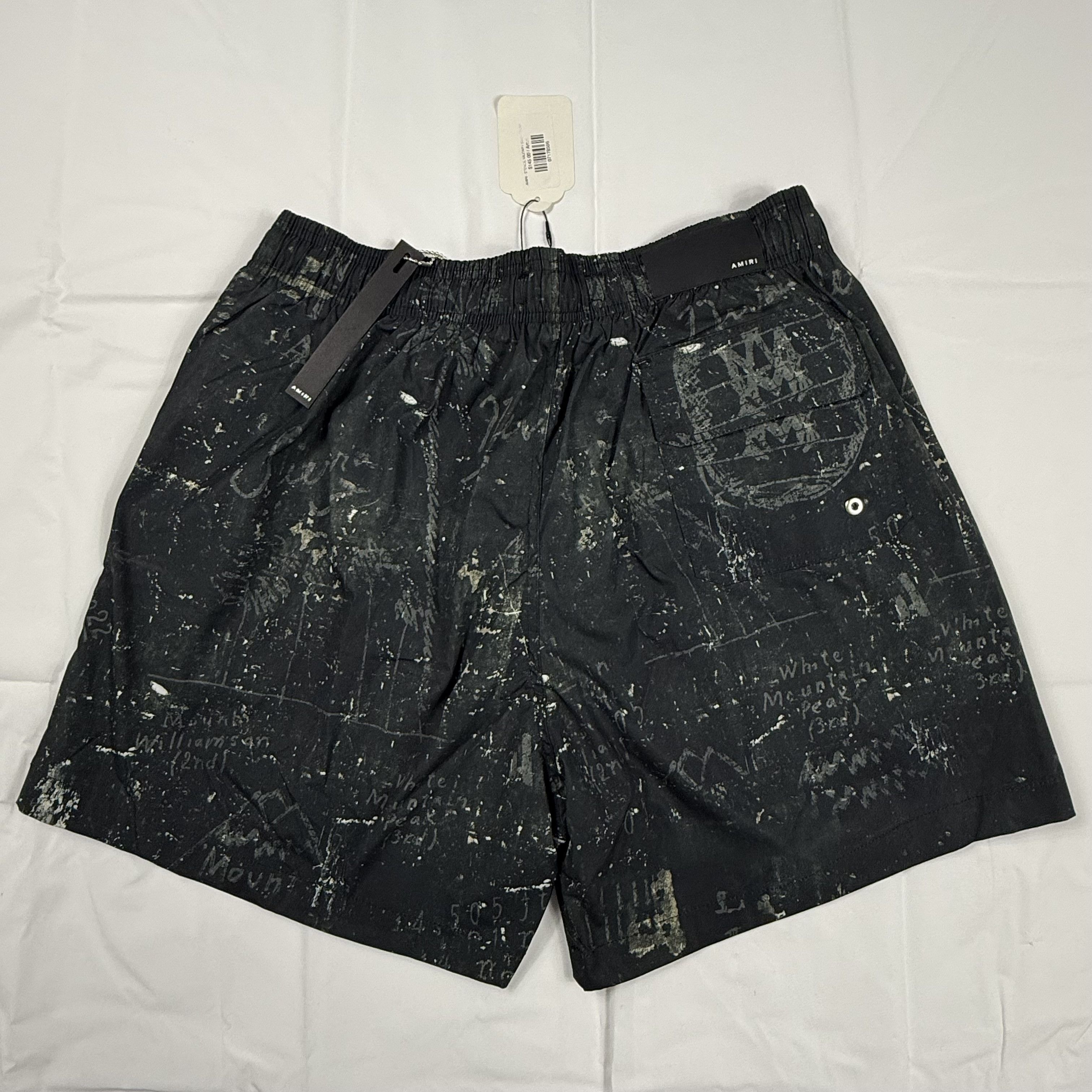 Amiri Amiri Stencil Military Swim Trunks Black Mens 36 Size US 36 / EU 52 - 7 Thumbnail
