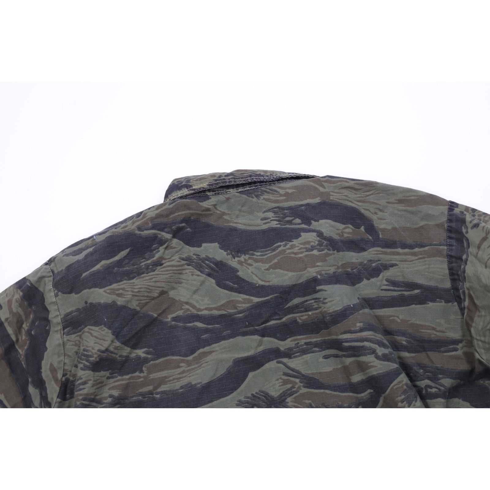 Vintage Vinateg 70s 2 Piece Ripstop Tiger Stripe Camouflage Suit Size US XL / EU 56 / 4 - 6 Thumbnail