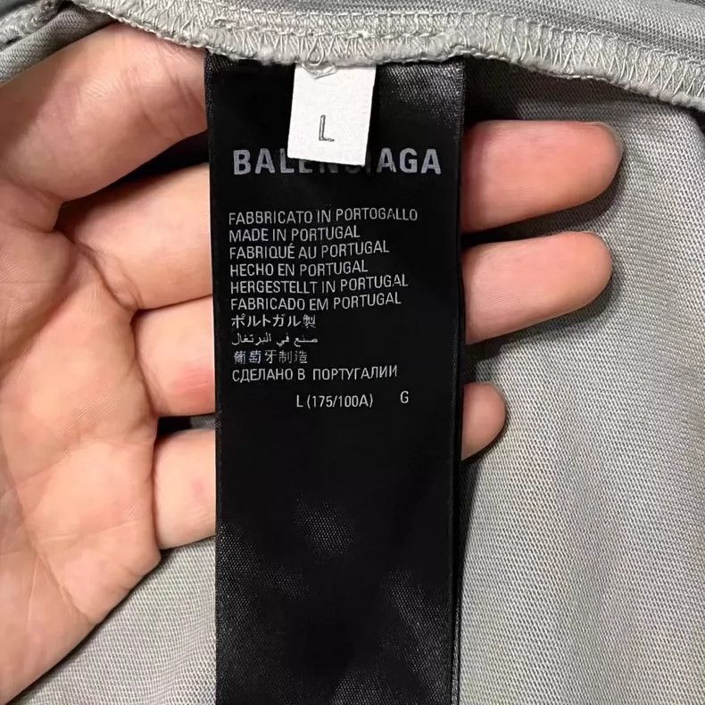 Balenciaga Balenciaga Gray Short Sleeve TShirt-2505 Size US L / EU 52-54 / 3 - 4 Thumbnail