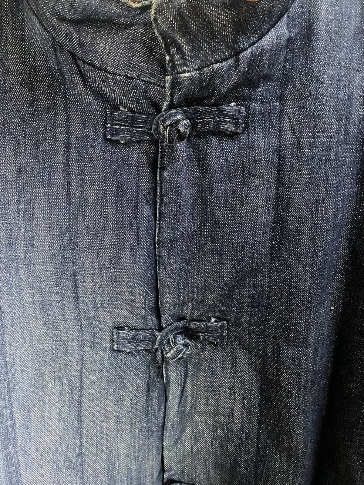 Denim & Co. × Japanese Brand Mohom Manderin Denim Jacket Size US M / EU 48-50 / 2 - 7 Thumbnail