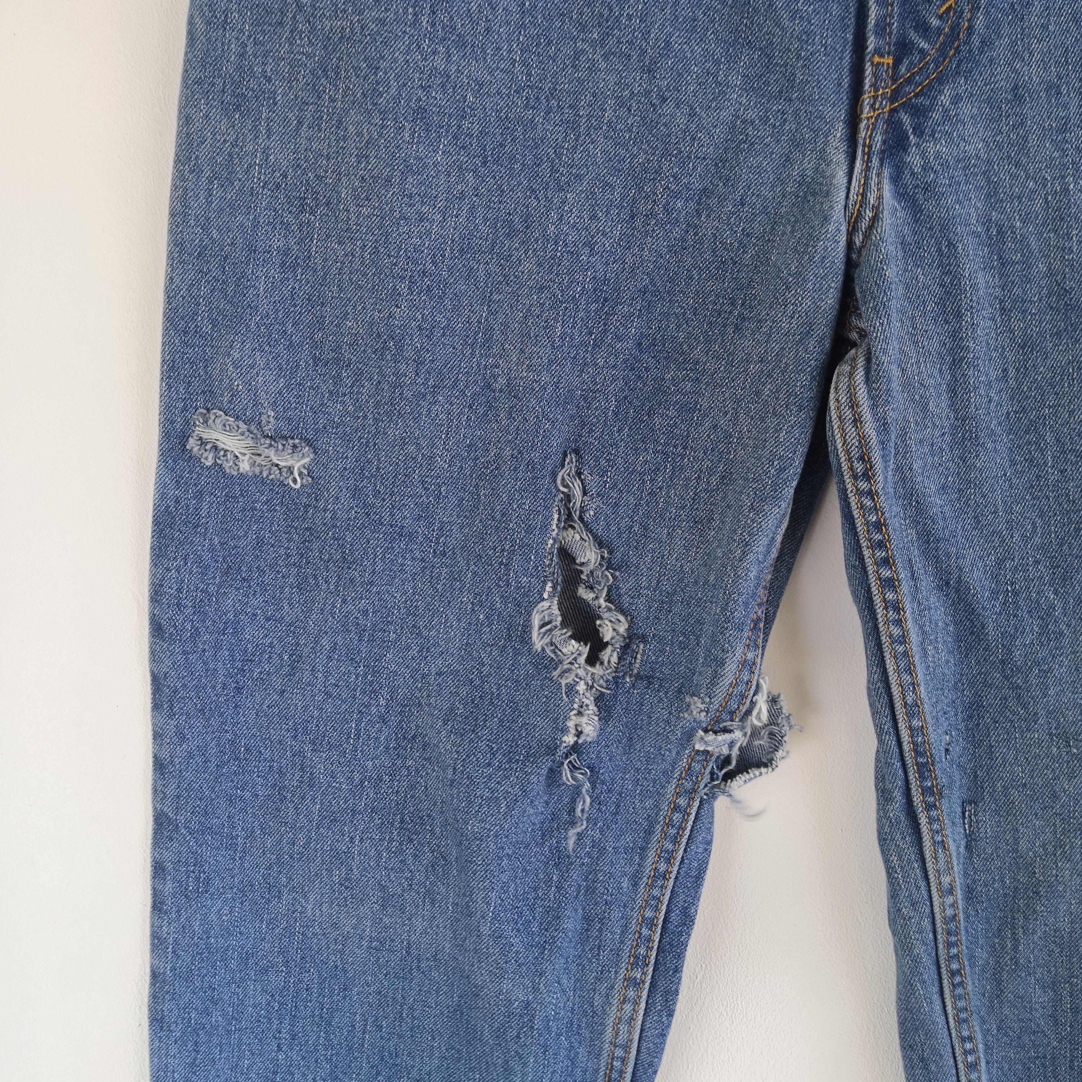 Levi's Vintage Levis 550 Distressed Jeans Levi's Stonewash Denim Size US 30 / EU 46 - 9 Thumbnail