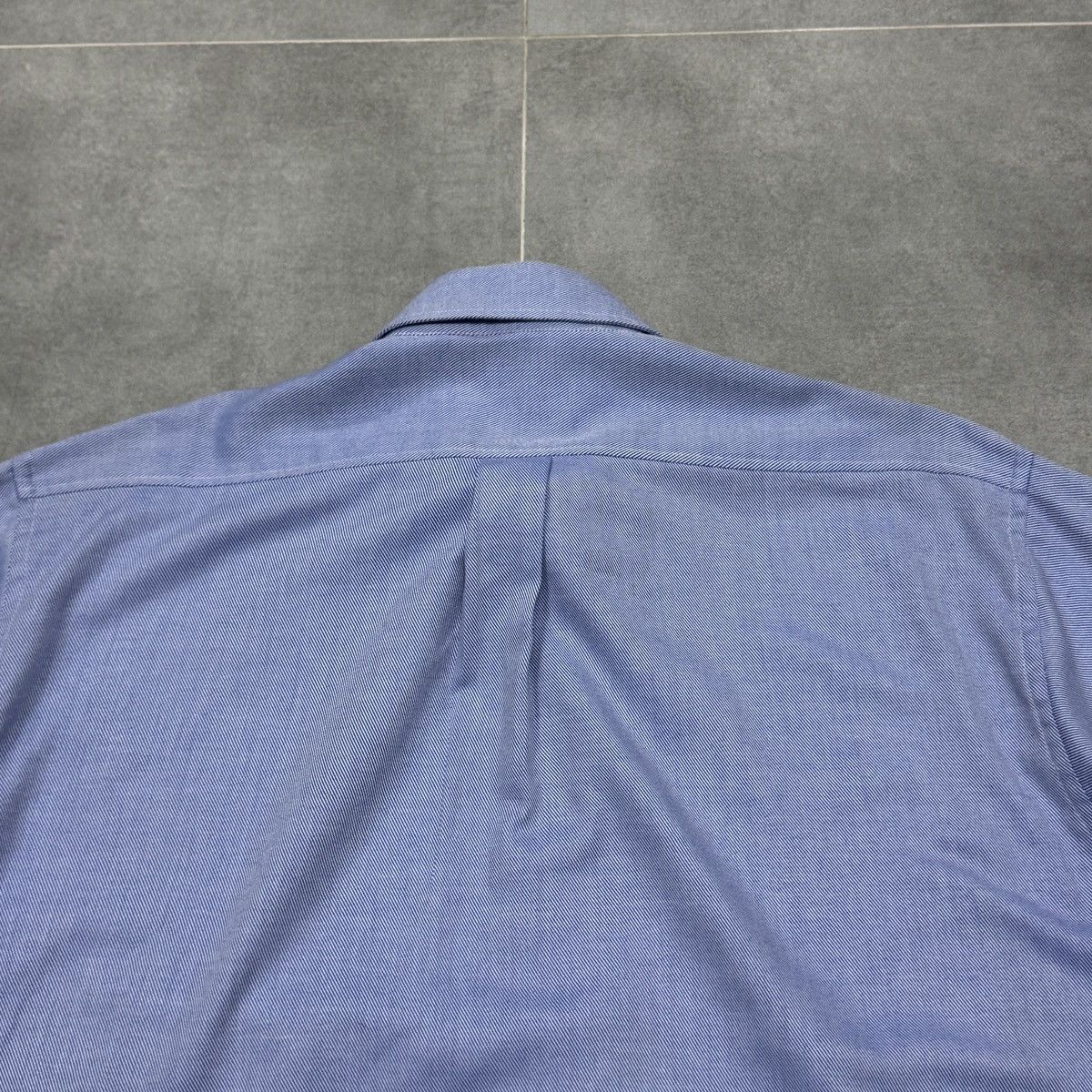 Yves Saint Laurent Vintage Yves Saint Laurent YSL Blue Button Shirt Long Sleeve Size US L / EU 52-54 / 3 - 23 Thumbnail