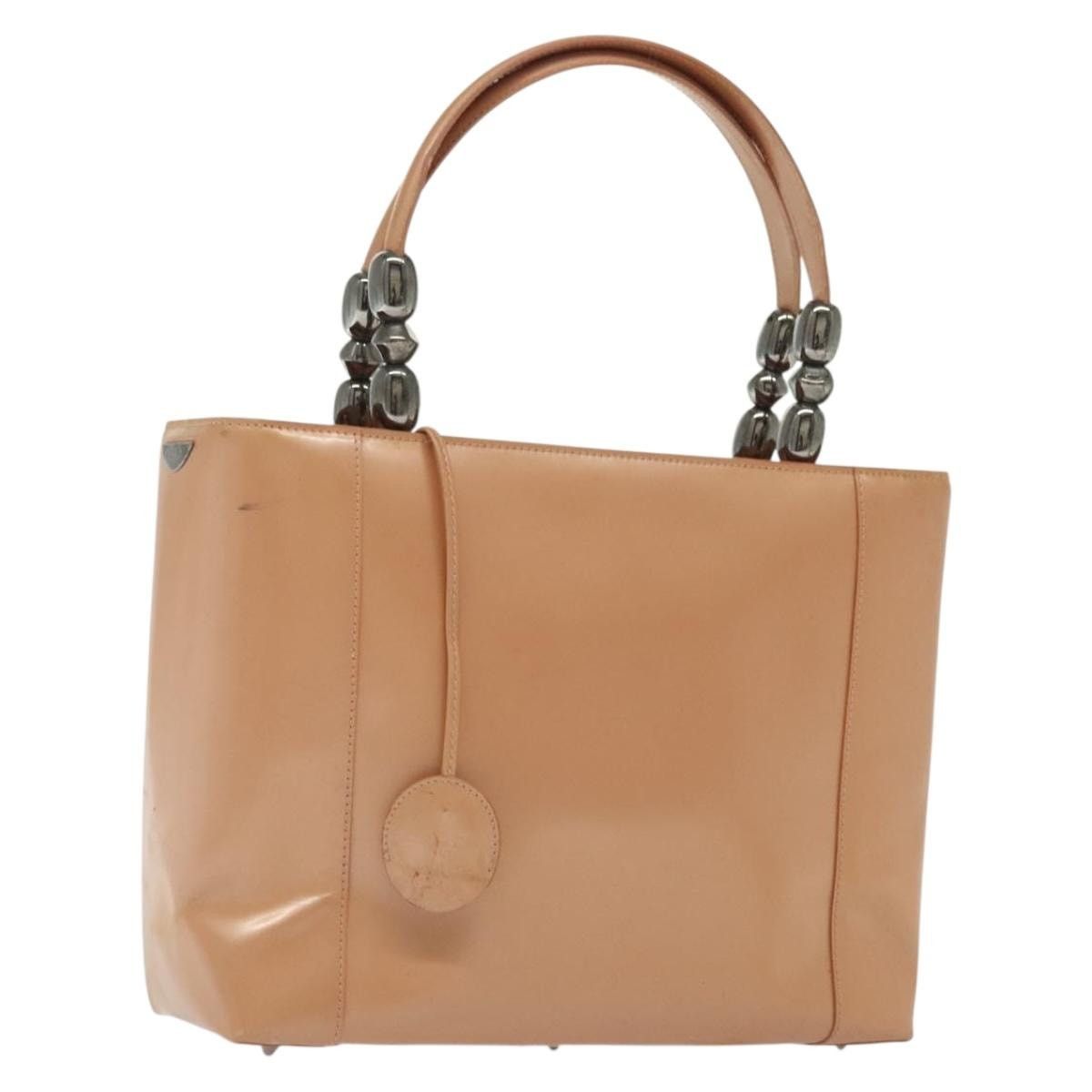 Dior DIOR Maris Pearl Hand Bag Enamel Pink Size ONE SIZE - 1 Thumbnail