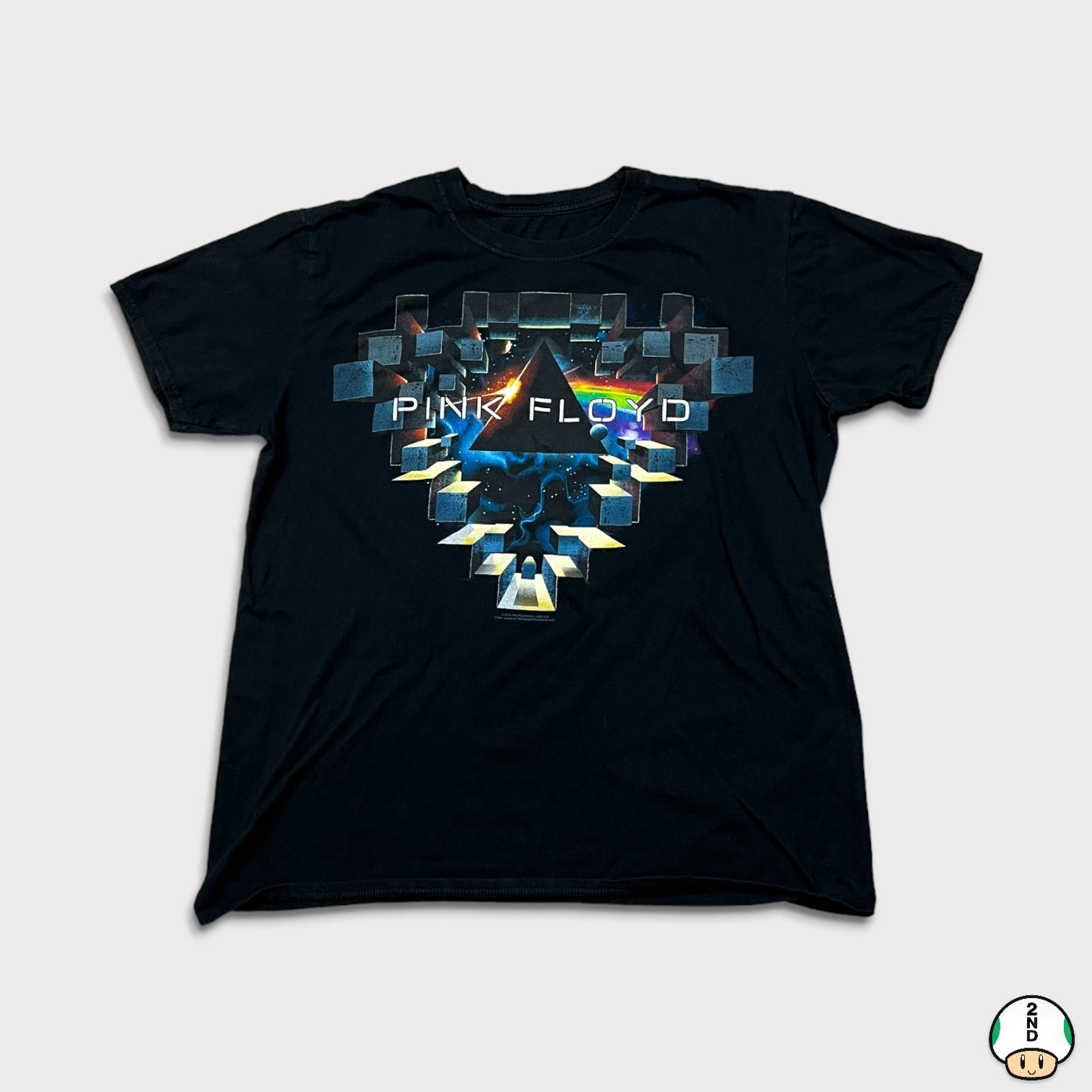 Liquid Blue × Pink Floyd × Vintage 2016 Liquid Blue Pink Floyd T Shirt Dark Side The Moon Band Size US S / EU 44-46 / 1 - 1 Thumbnail