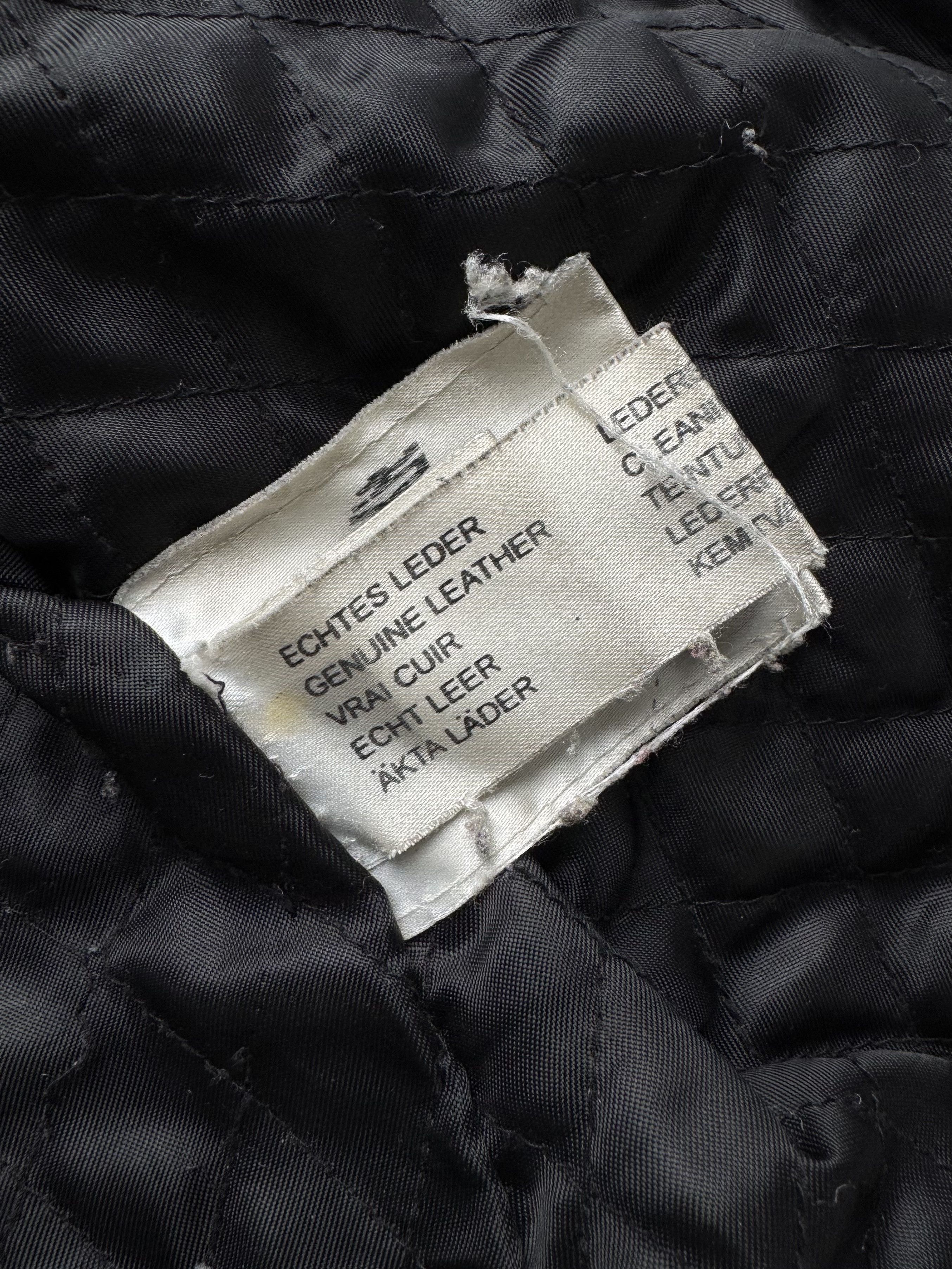 Japanese Brand Y2K Black Leather Jacket Mens Zip Up Classic Minimal Coat Size US M / EU 48-50 / 2 - 10 Thumbnail