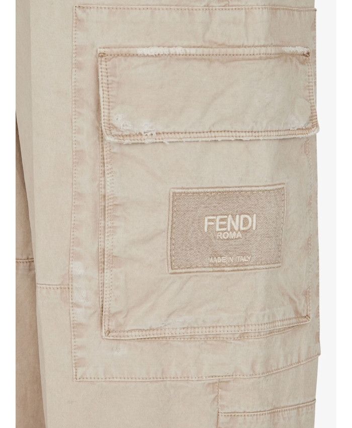 Fendi o1loc1c0824 Trousers in Beige Size US 32 / EU 48 - 3 Thumbnail