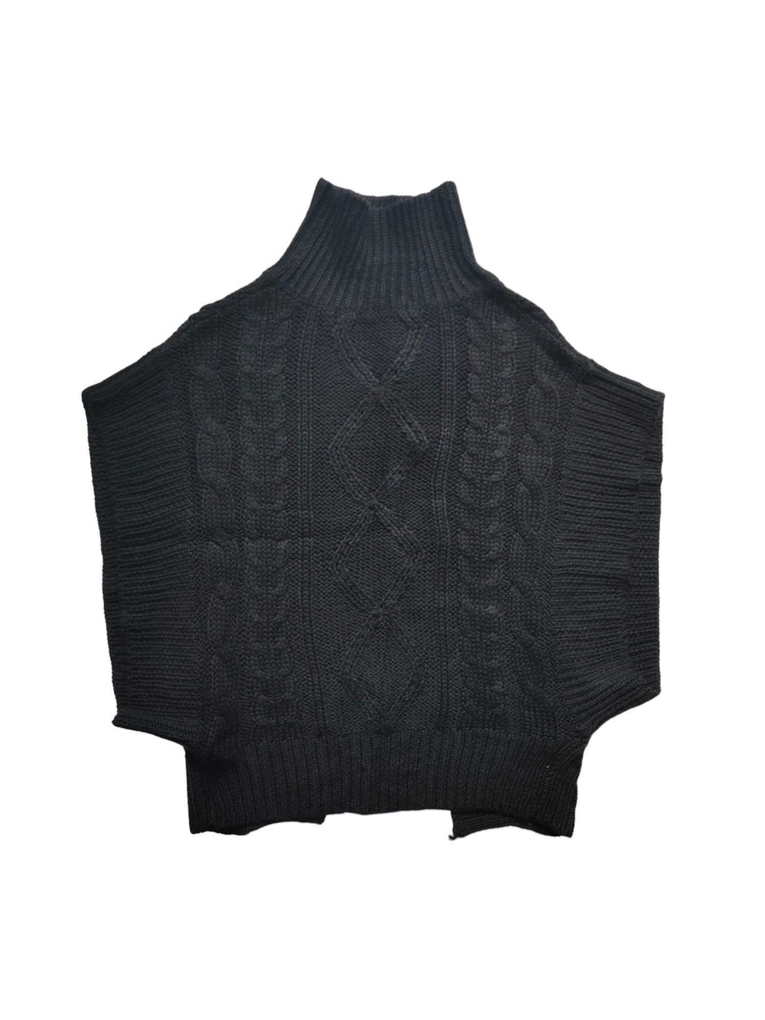 Stella McCartney Black Knitted Vest With High Collar And 3 Toggles Buttons Size S / US 4 / IT 40 - 2 Thumbnail