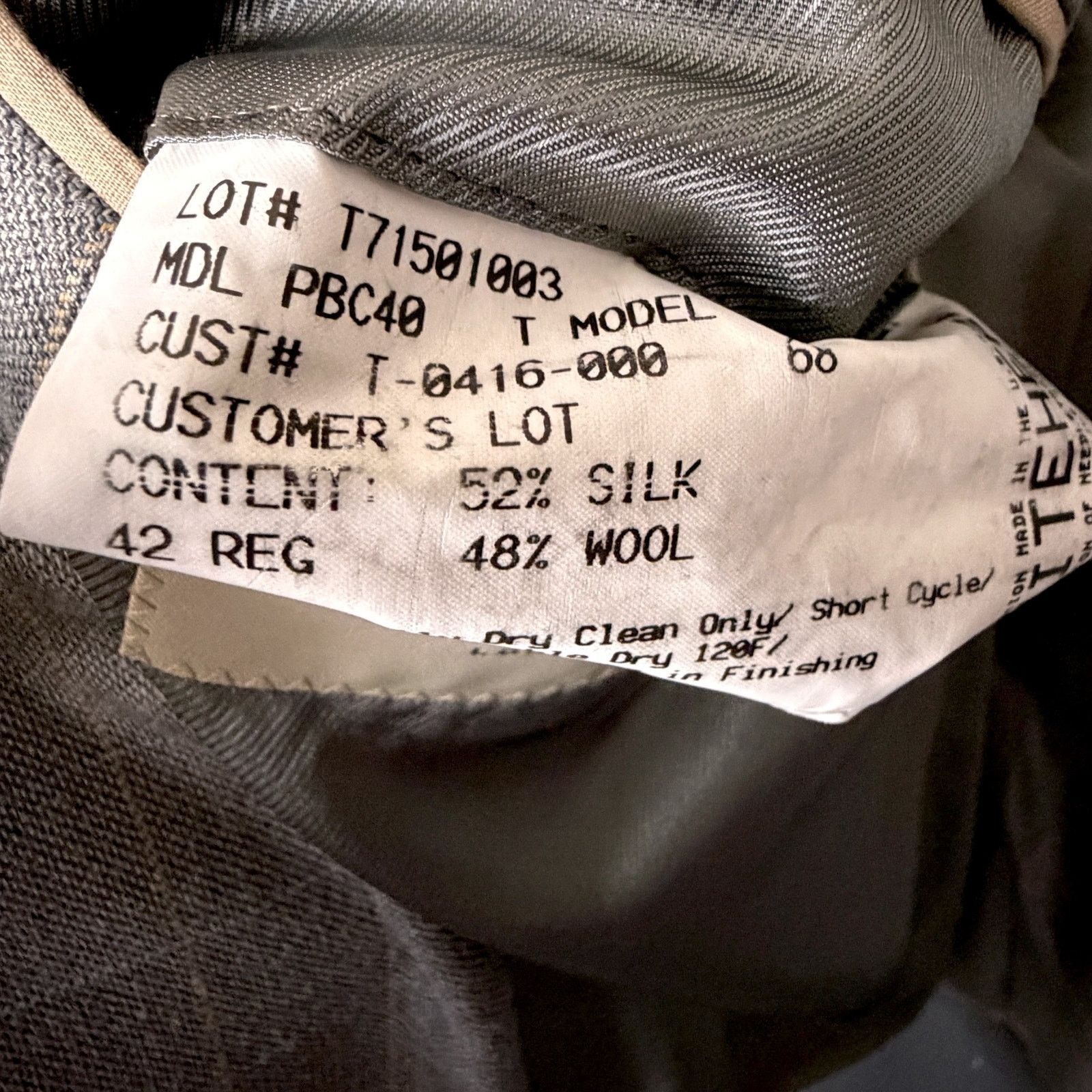 Burberry Burberry London Gray Blazer Plaid Silk Wool Men 42R Luxury Size 42R - 8 Thumbnail