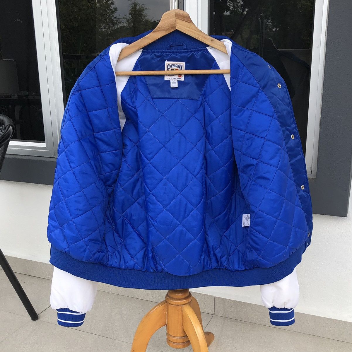 Cooperstown Collection VTG Brooklyn Dodgers Cooperstown Collection Bomber Jacket Size L / US 10 / IT 46 - 4 Thumbnail