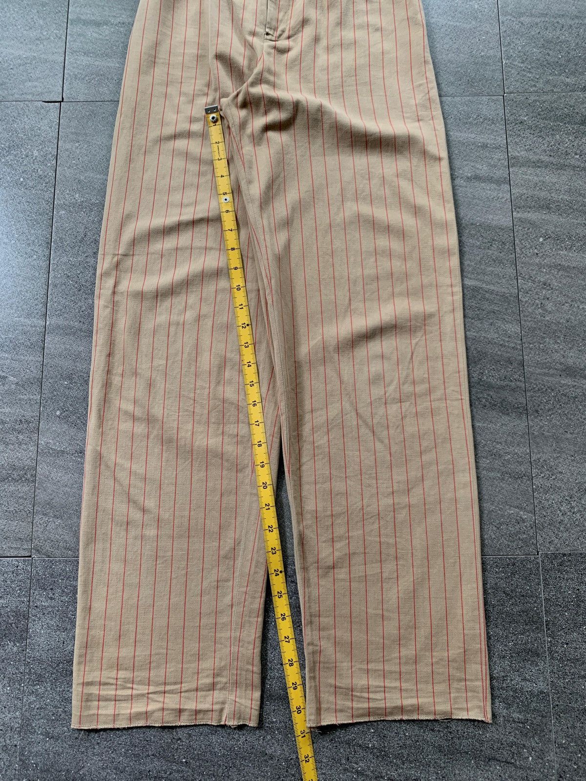 Issey Miyake FREE TAX! Issey Sport Relaxed Striped Trousers Size US 29 - 16 Thumbnail
