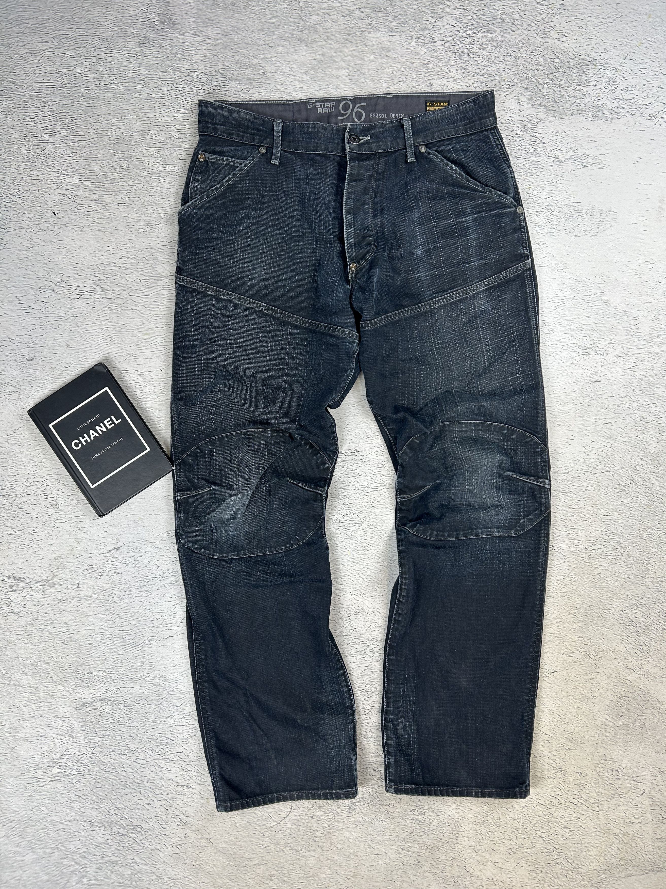 G-Star × JNCO G-Star Raw Denim 96 Vintage Jeans Double Knee Baggy Drill Size US 34 / EU 50 - 2 Thumbnail