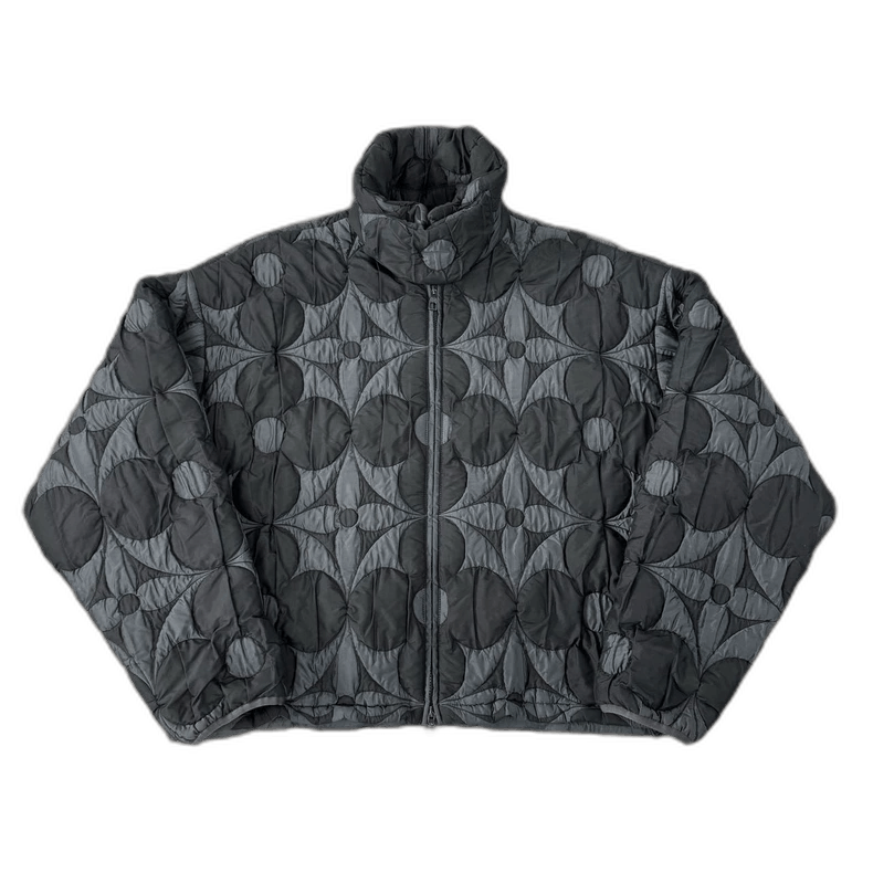 Louis Vuitton Black Gray Quilted Jacket