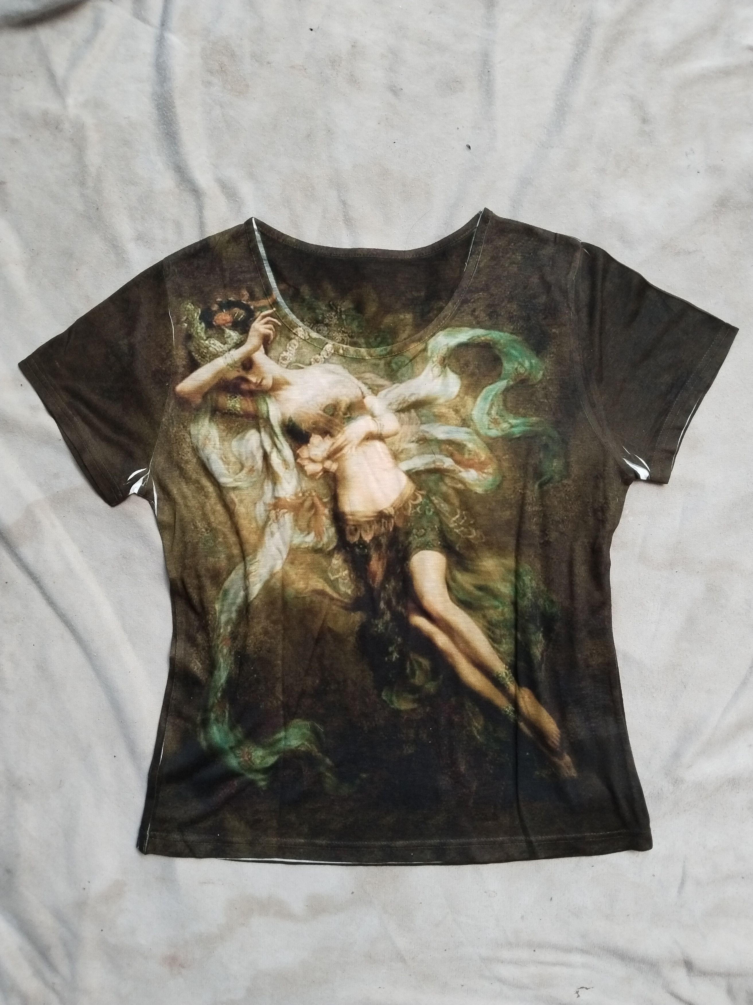 Jean Paul Gaultier Via faburrica by TGM sleeping girl tshirt Size M / US 6-8 / IT 42-44 - 1 Thumbnail