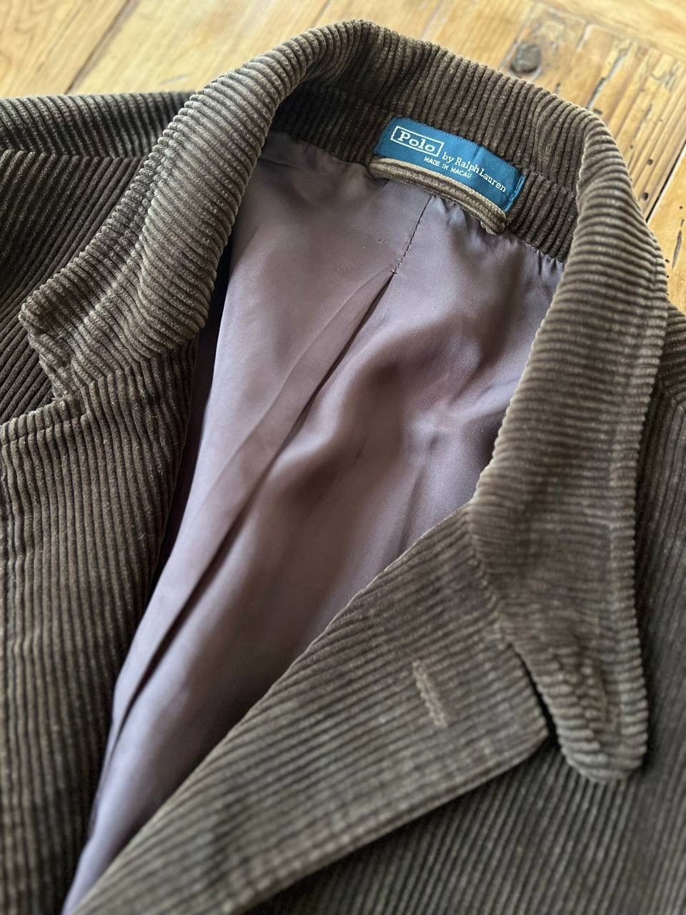 Polo Ralph Lauren Vintage Polo Ralph Lauren Brown Corduroy Blazer Jacket Size 50L - 4 Thumbnail