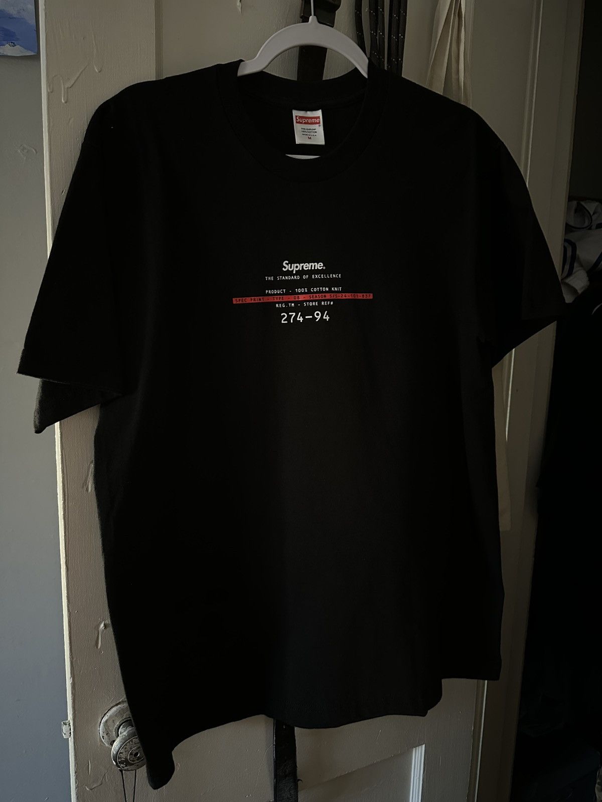 Supreme Supreme Standard Tee Size US M / EU 48-50 / 2 - 5 Thumbnail