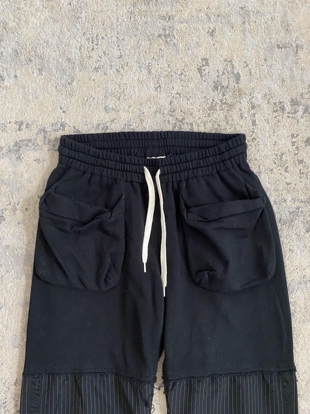 Number (N)ine AW05 The High Streets Hybrid Cargo Sweapant/Cotton Pants Size US 30 / EU 46 - 2 Thumbnail