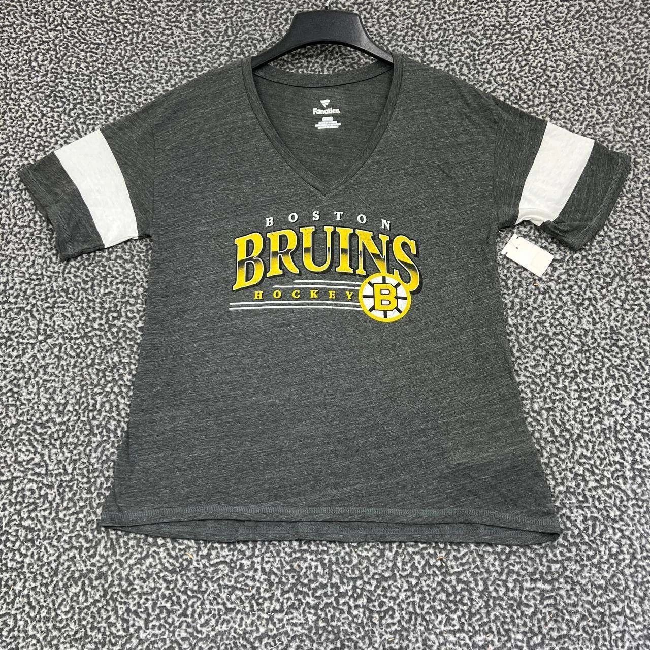 Other Boston Bruins Shirt Women Fanatics Short Sleeve V-Neck New M Size M / US 6-8 / IT 42-44 - 1 Thumbnail