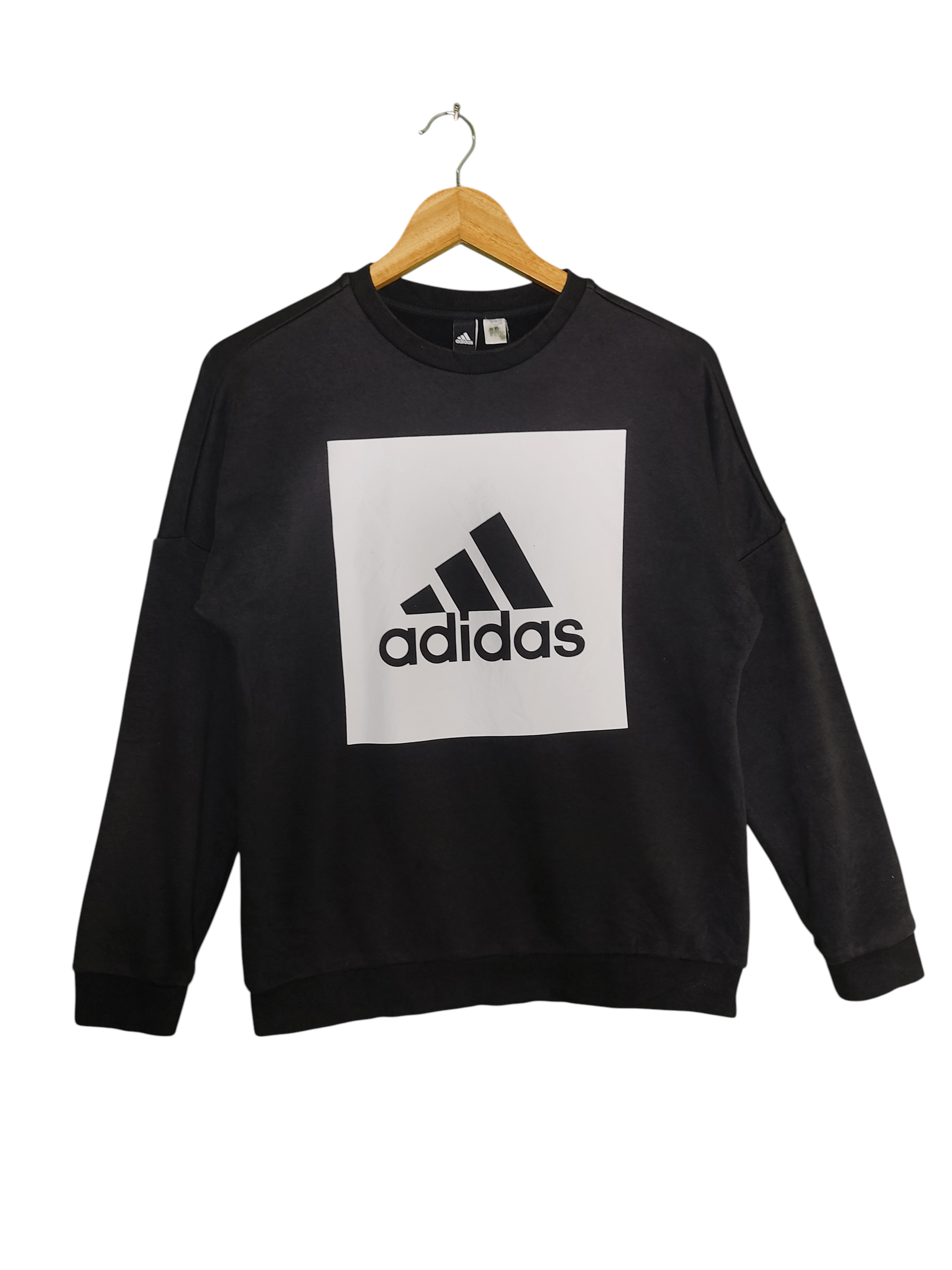 Adidas Adidas Sweatshirt with big logo Size US M / EU 48-50 / 2 - 1 Thumbnail