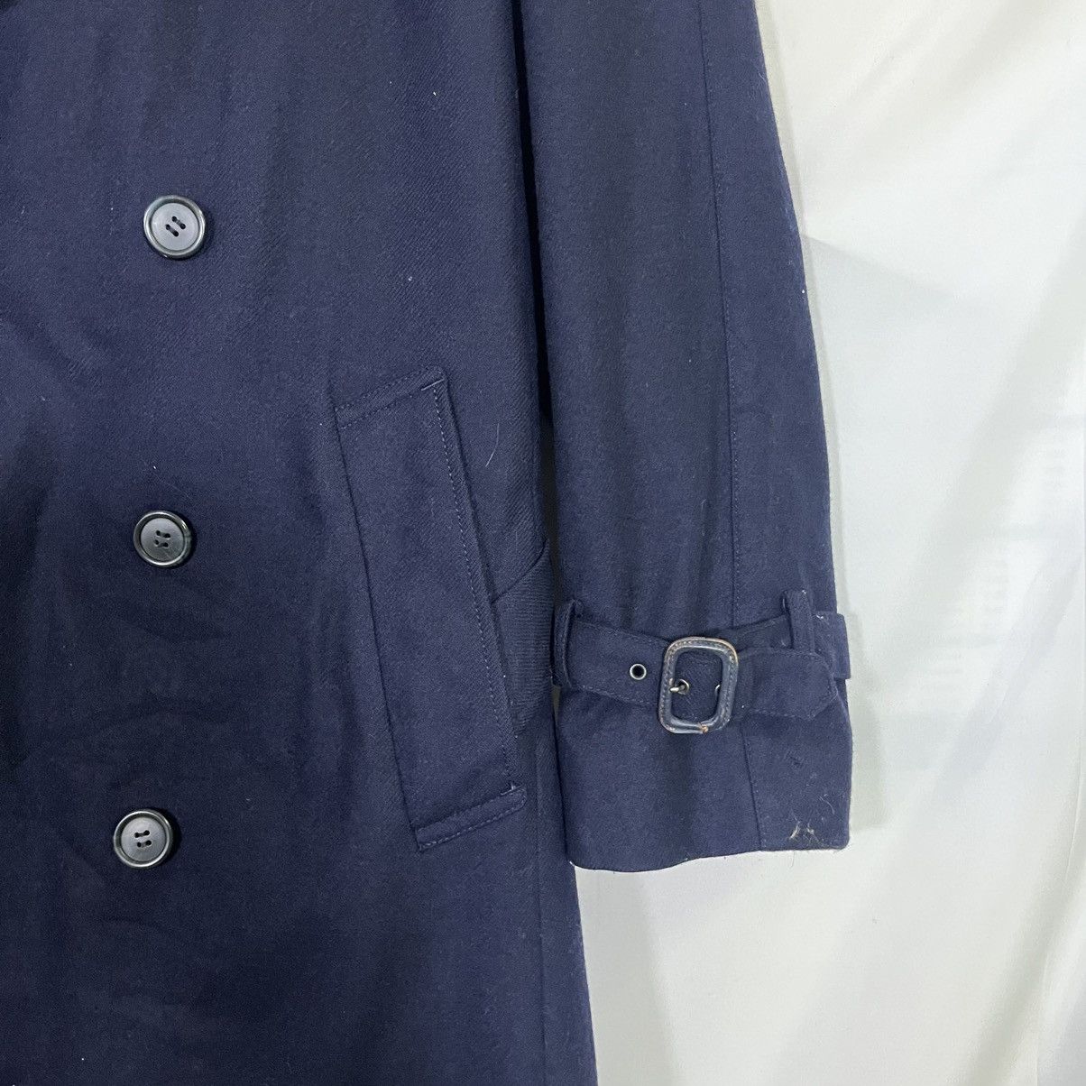 Yohji Yamamoto D’URBAN DOUBLE BREASTED TRENCH COAT JACKET Size US M / EU 48-50 / 2 - 4 Thumbnail