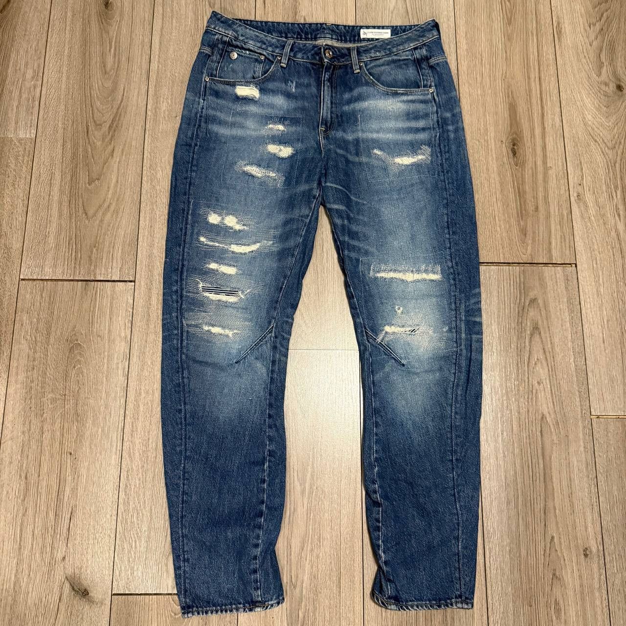 G-Star g-star raw arc 3d mid boyfriend jeans 31x34 blue Size US 31 - 1 Thumbnail