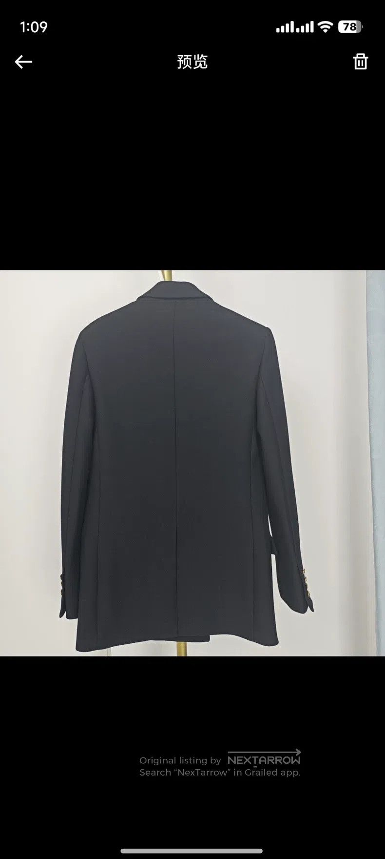 Valentino Valentino Black double-breasted blazer Size XS / US 0-2 / IT 36-38 - 5 Thumbnail