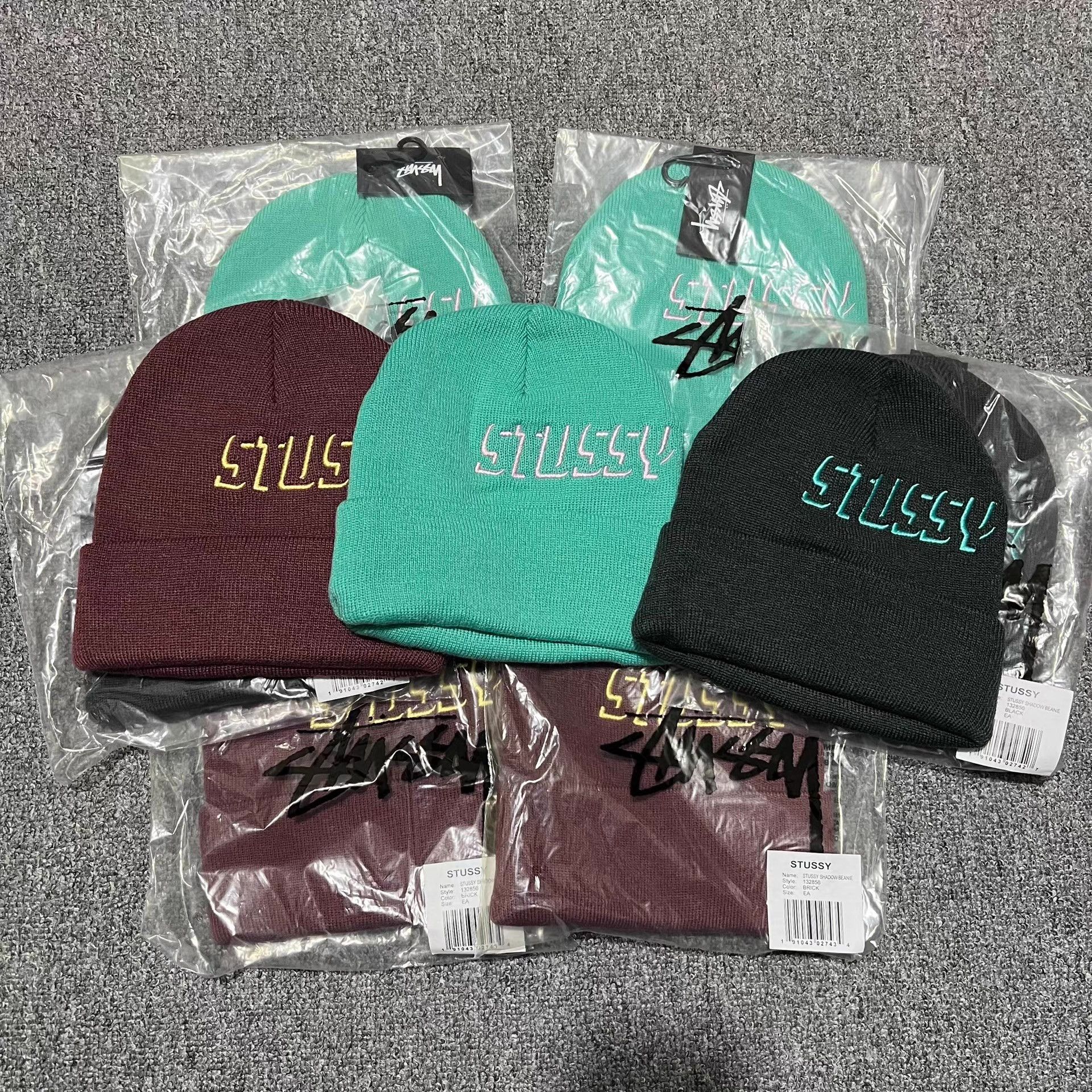 Stussy Stussy three-dimensional embroidered logo knit beanie Q7 Size ONE SIZE - 3 Thumbnail
