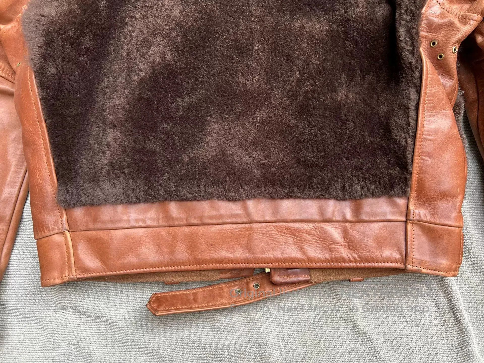 Aero Leathers Custom Brown Bear Jacket by Aero Leather. Size US XS / EU 42 / 0 - 7 Thumbnail