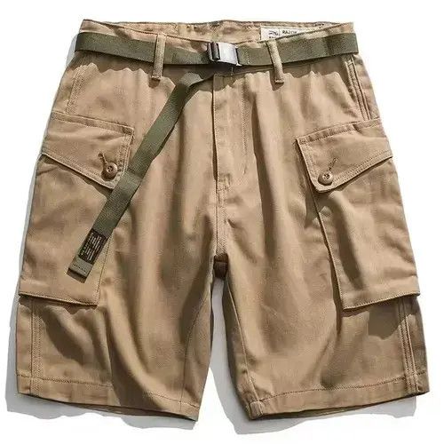 Other 20SS Indigo Union Japan Khaki Pocket Shorts Size US 30 / EU 46 - 1 Thumbnail