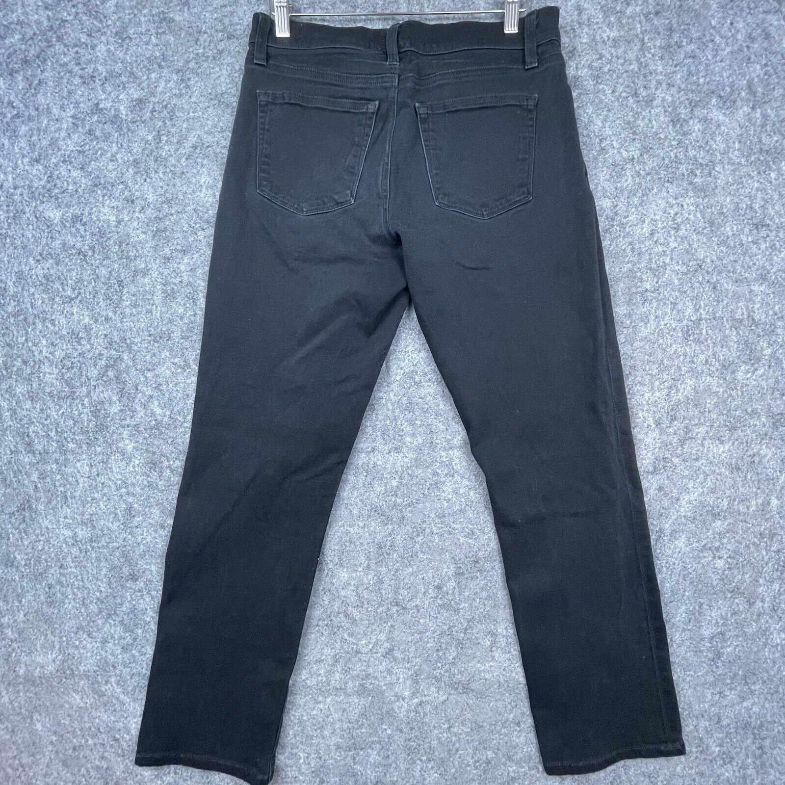 J Brand J Brand Jeans Womens 31 Black Tyler Clancy Straight Cropped Size 31" - 2 Thumbnail
