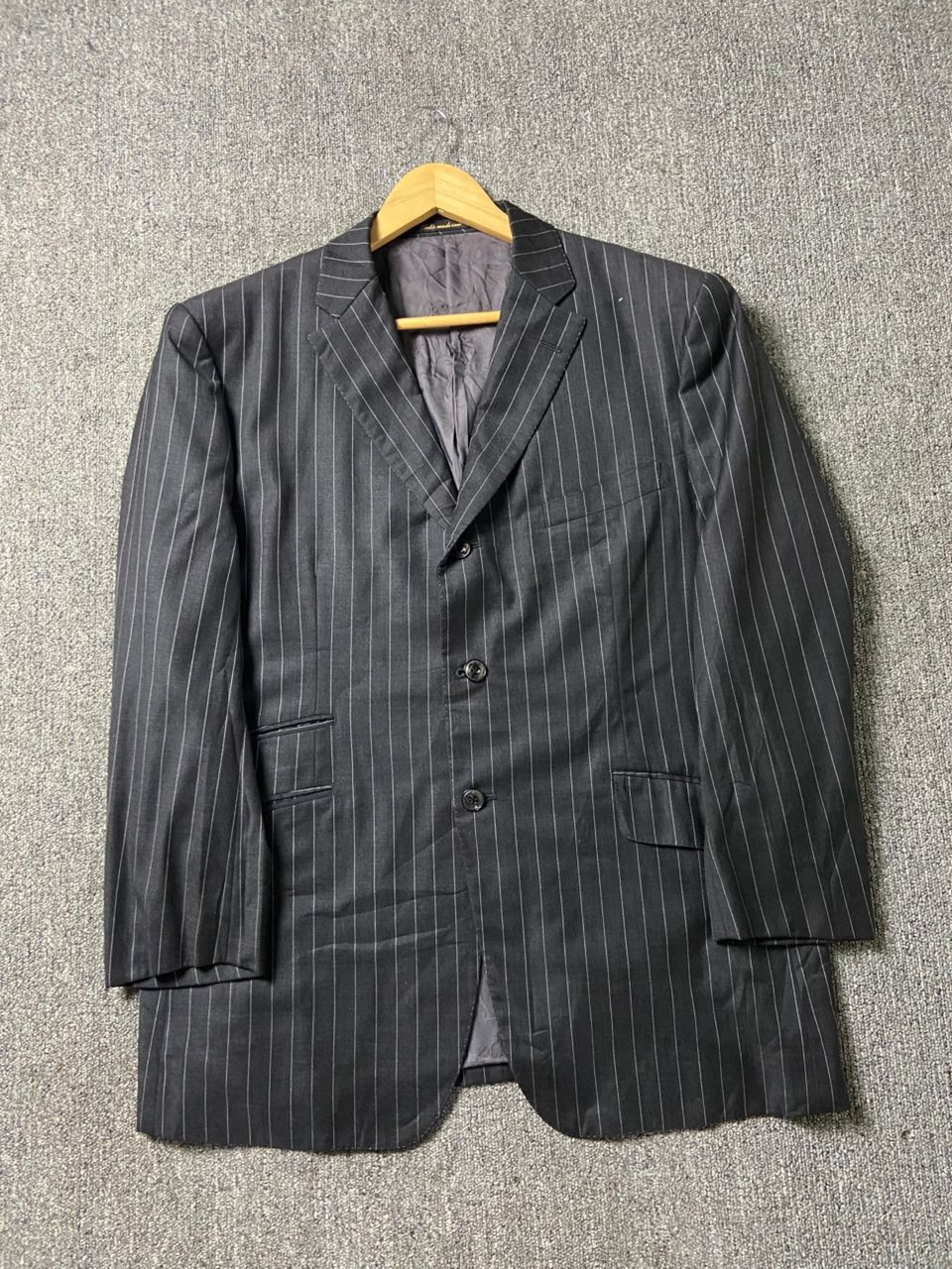Japanese Brand Ing Loro Piana Single Breasted Stripes Blazer (202) Size US M / EU 48-50 / 2 - 1 Thumbnail