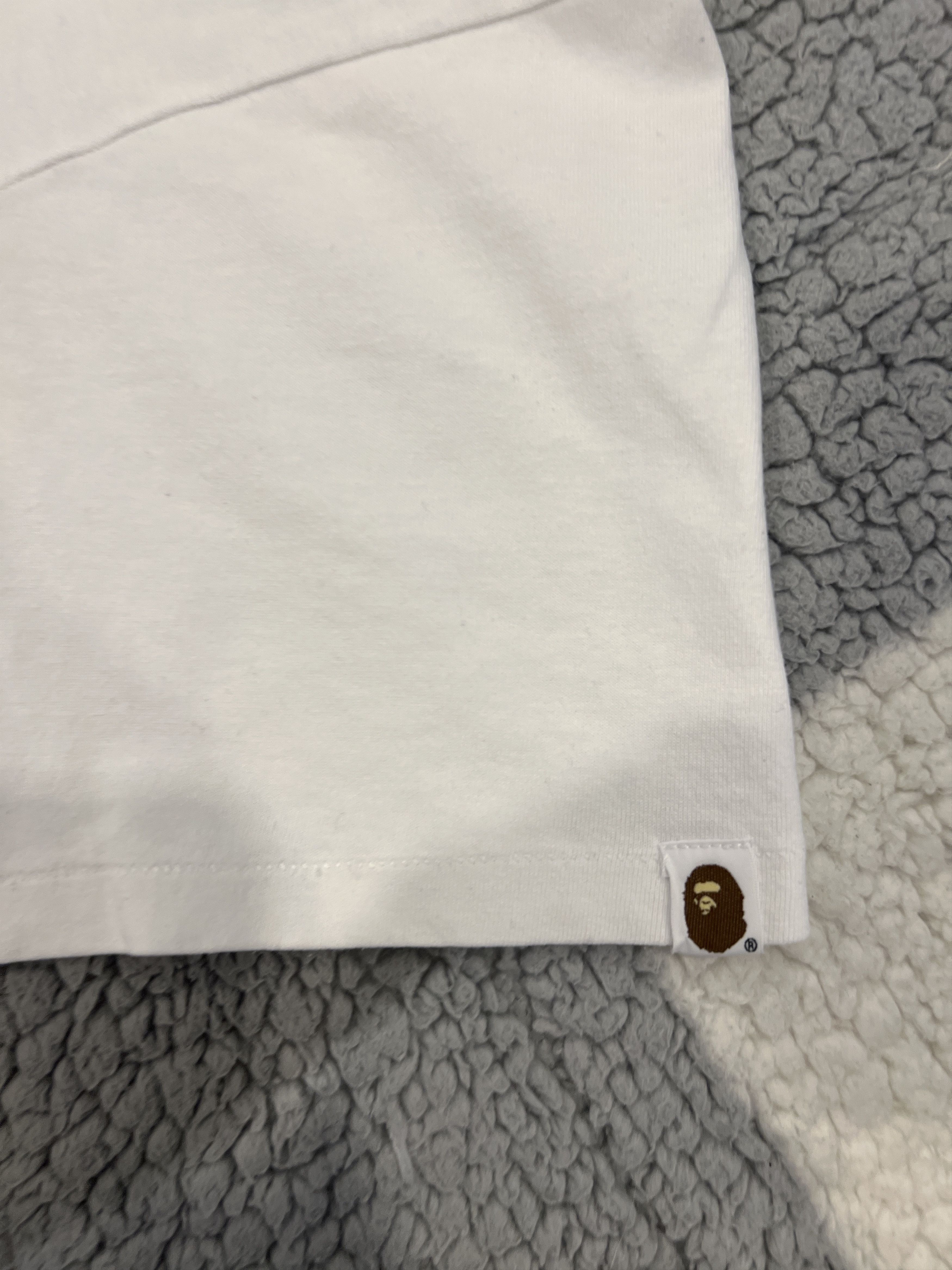 Bape Bape white ape tee Size US M / EU 48-50 / 2 - 4 Thumbnail