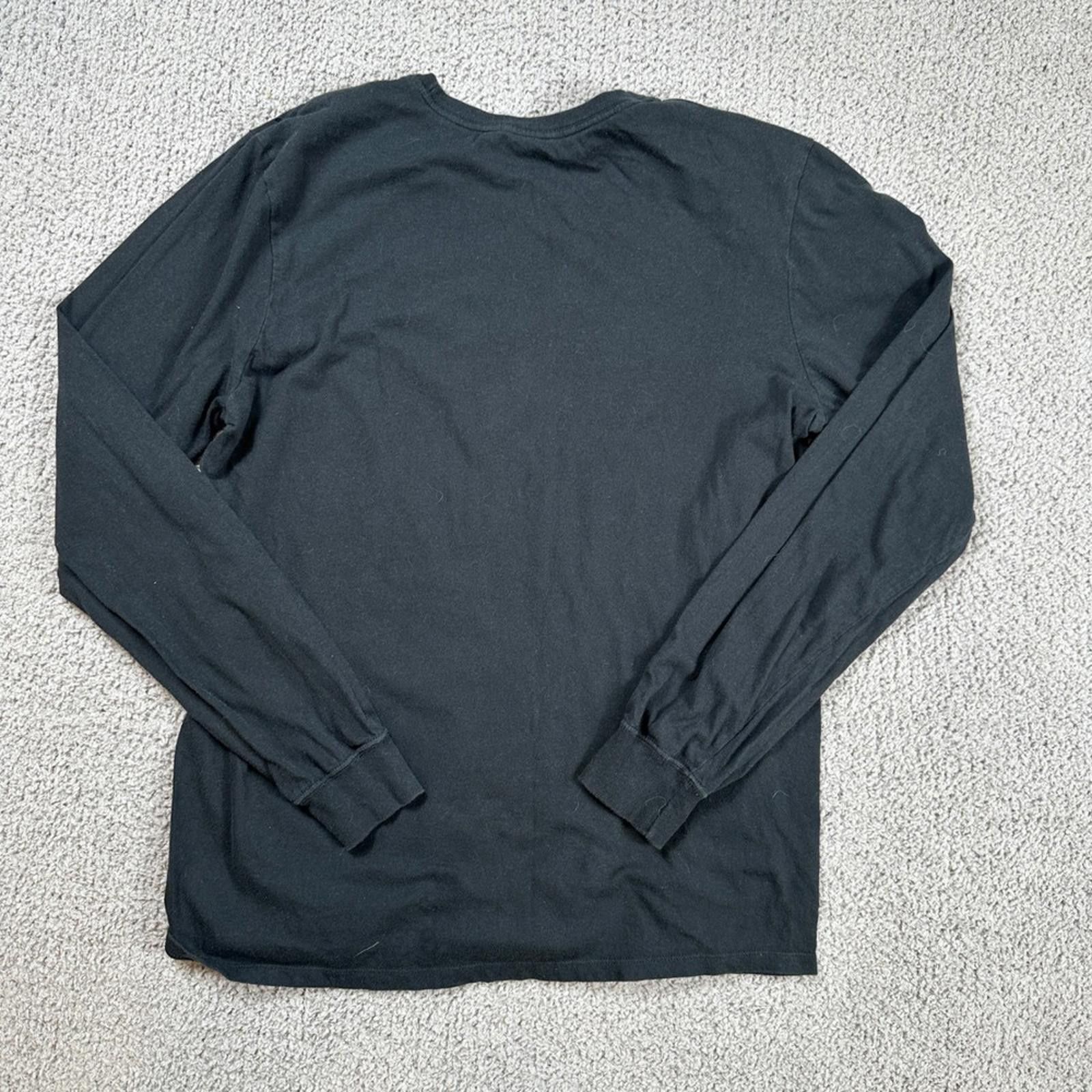 Jordan Brand Nike Jordan Jumpman Logo Long Sleeve T Shirt Black Mens M Size US M / EU 48-50 / 2 - 4 Thumbnail